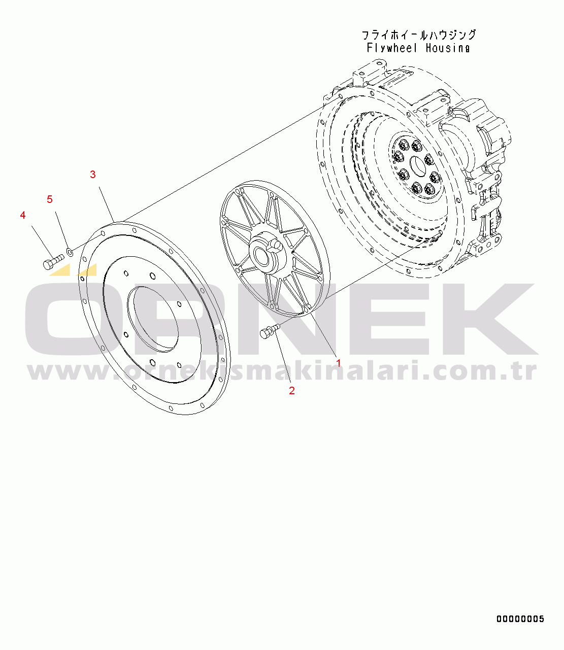 Komatsu WA200-6 S/N 70001-UP Damper (#70001-)