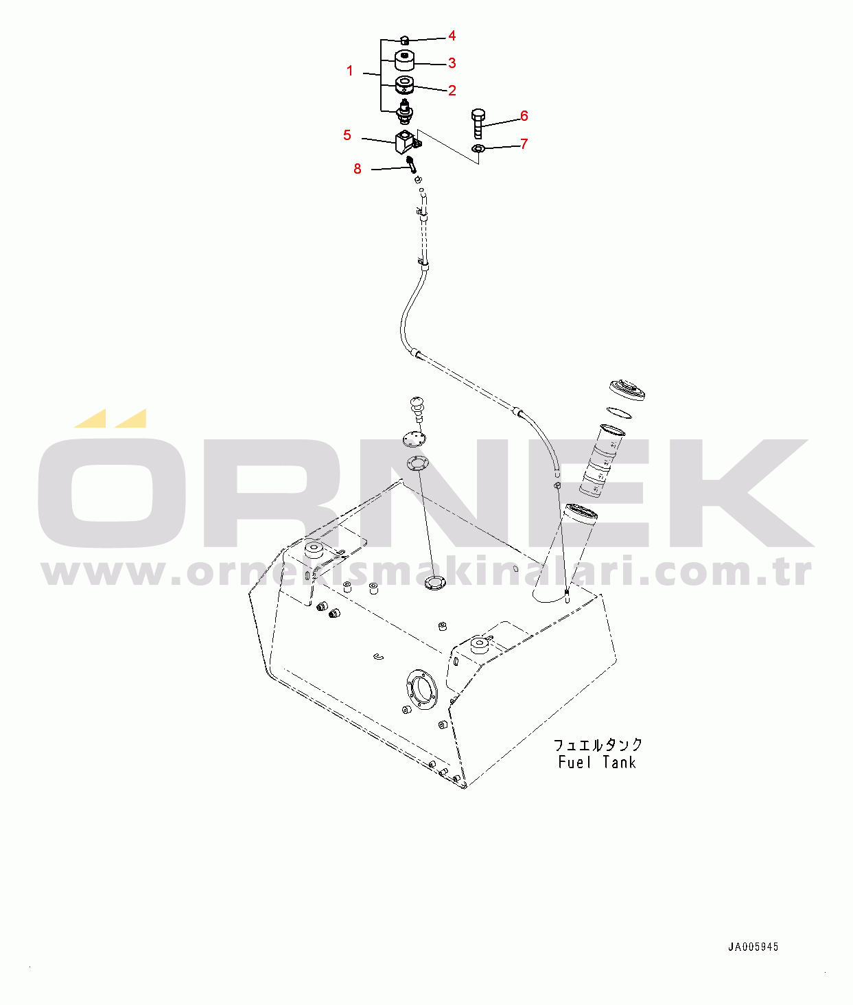 Komatsu WA200-6 S/N 70001-UP Radiator, Breather (#70138-)