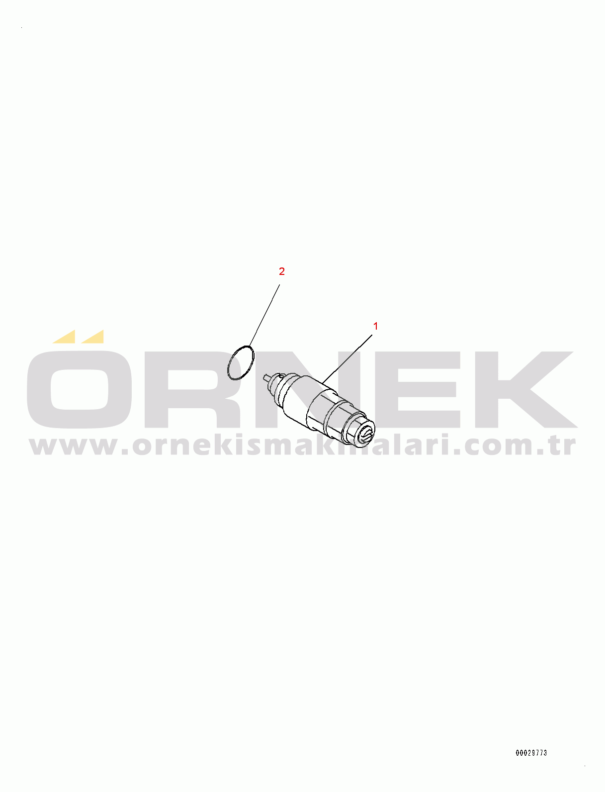 Komatsu PC130-8 S/N C30001-UP Relief Valve(#C30001-)