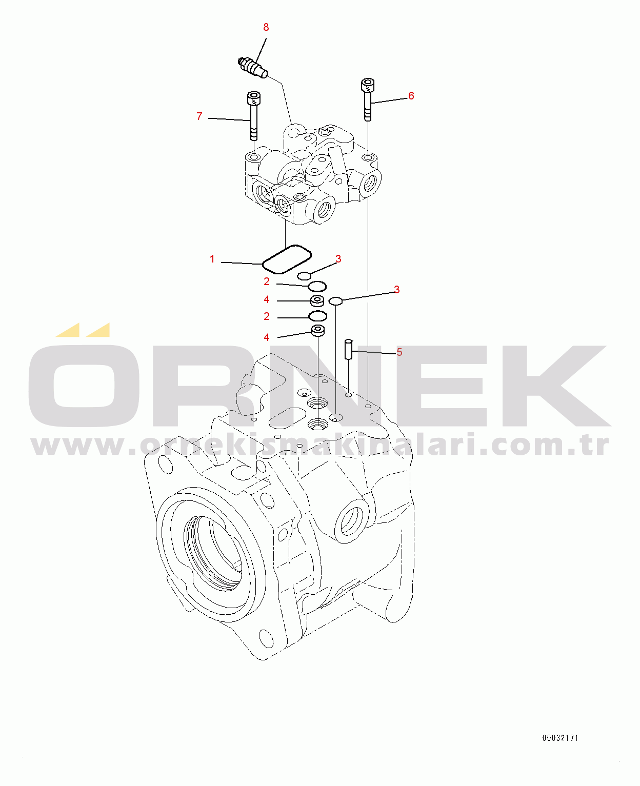 Komatsu WA430-6 S/N 65501-UP (ecot3) Hydraulic Pump, Steering Pump (4/4) (#65001-65570)