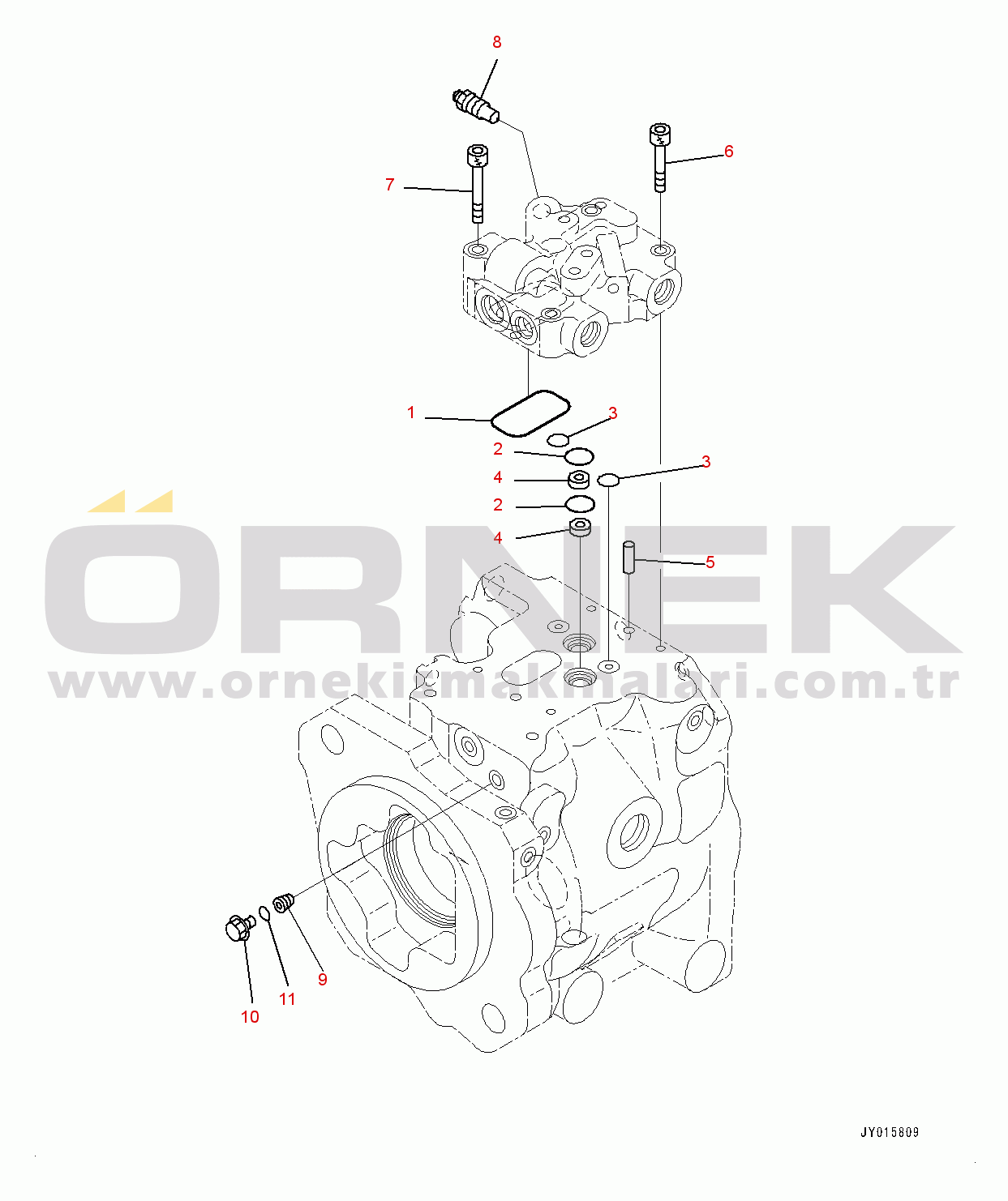 Komatsu WA430-6 S/N 65501-UP (ecot3) Hydraulic Pump, Steering Pump (4/4) (#65571-)