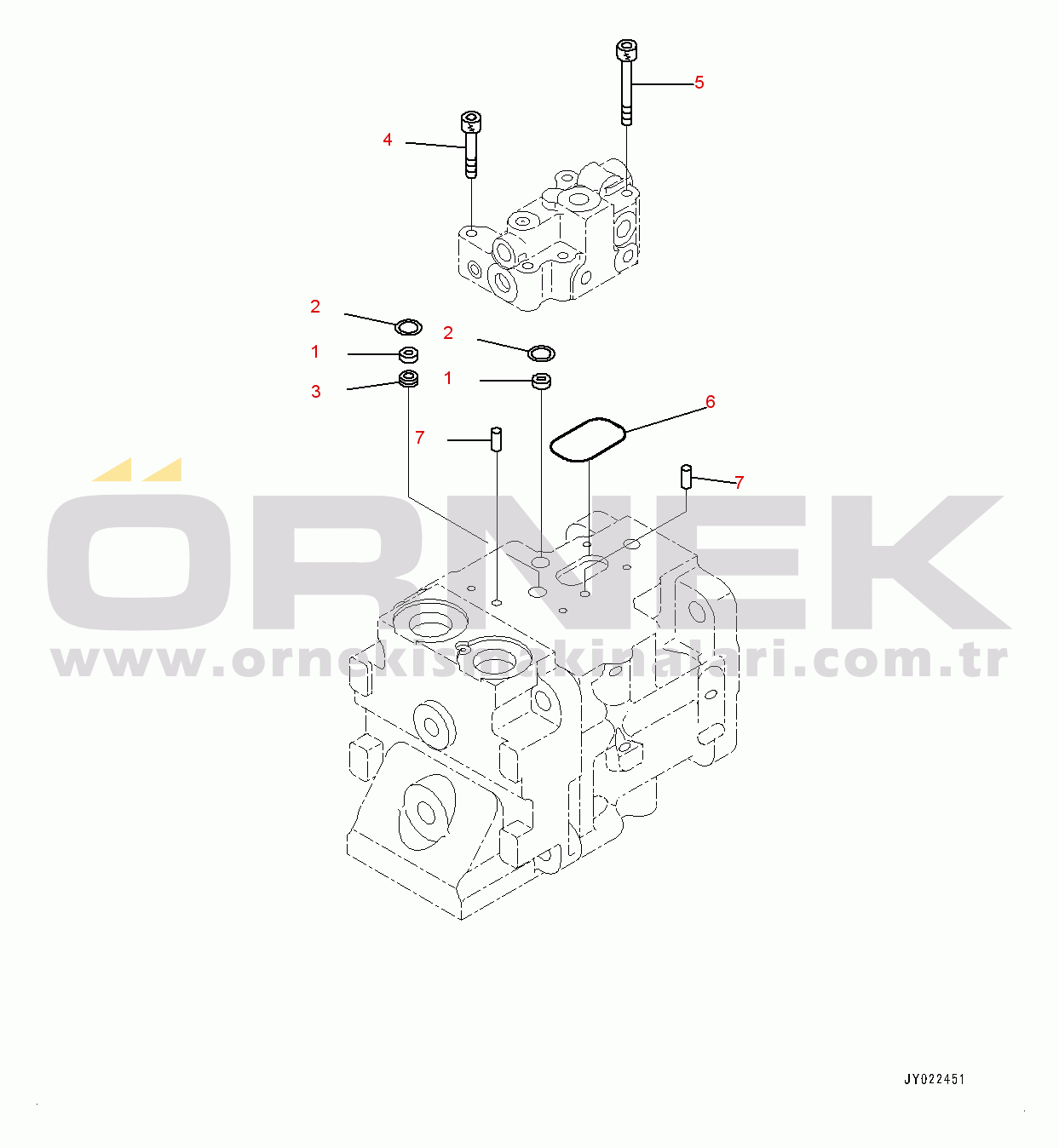 Komatsu WA430-6 S/N 65501-UP (ecot3) Hydraulic Pump, Fan Pump (4/6) (#65940-)