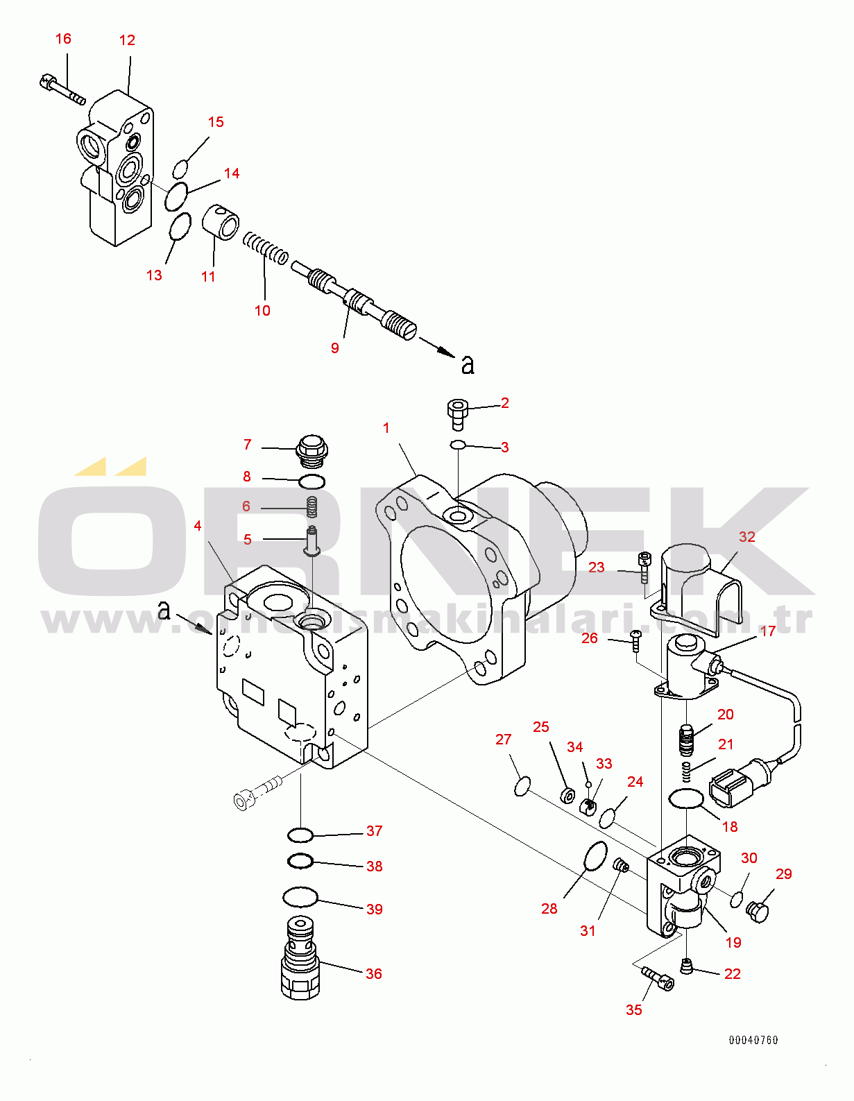 Komatsu WA430-6 S/N 65501-UP (ecot3, For EU) Radiator, Fan Motor (1/2) (#65501-)