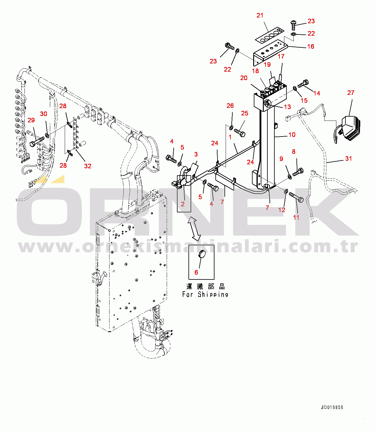 Komatsu PC2000-8 S/N 20196-UP (Extreme Cold Area Arrangement (-40 deg C)) Electrical Parts, Cab Base, Switch Box (#20196-20404)