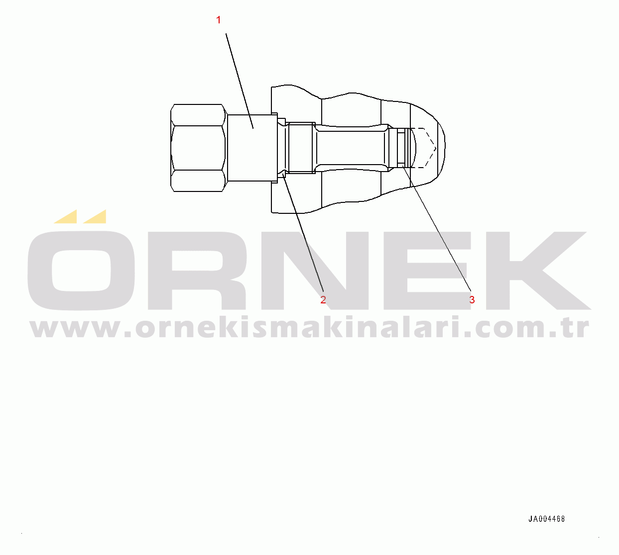 Komatsu WA320PZ-6 S/N 70452-UP Hydrostatic Transmission (HST) Pump and Motor, Inner Parts, Pump (9/17) (#70452-)