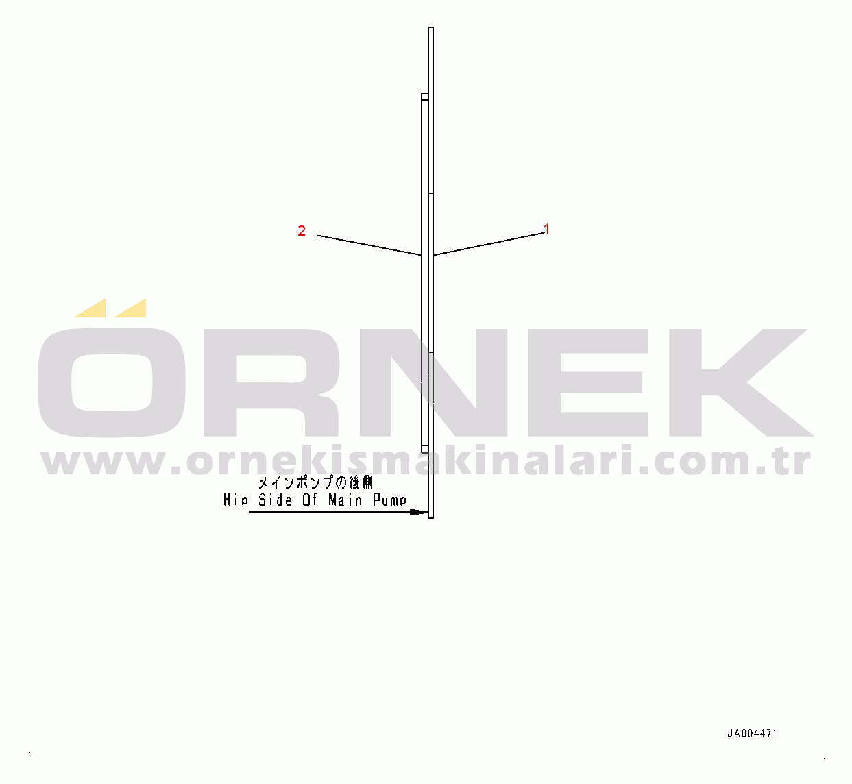 Komatsu WA320PZ-6 S/N 70452-UP Hydrostatic Transmission (HST) Pump and Motor, Inner Parts, Pump (11/17) (#70452-)