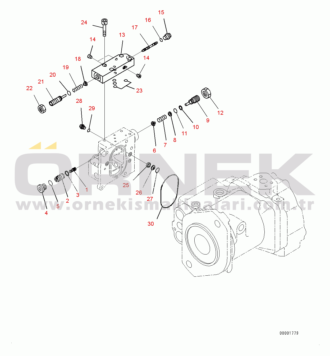 Komatsu D85PX-15E0 S/N 11609-UP (ecot3) Power Train Oil Cooler Piping, Inner Parts, Pump (5/6) (#11609-)