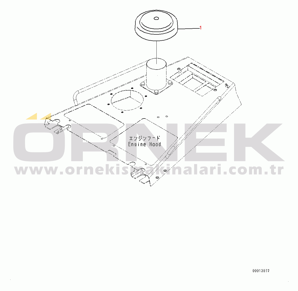 Komatsu D85EX-15E0 S/N 11609-UP (ecot3) Pre-cleaner (#11609-)