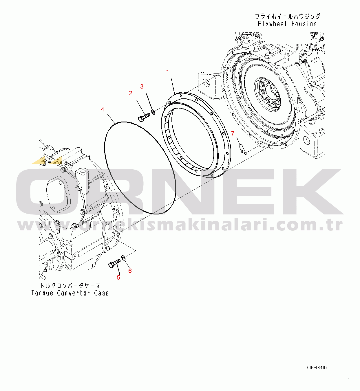 Komatsu WA500-6 S/N 55479-UP (ecot3, For EU) Damper (#55479-)