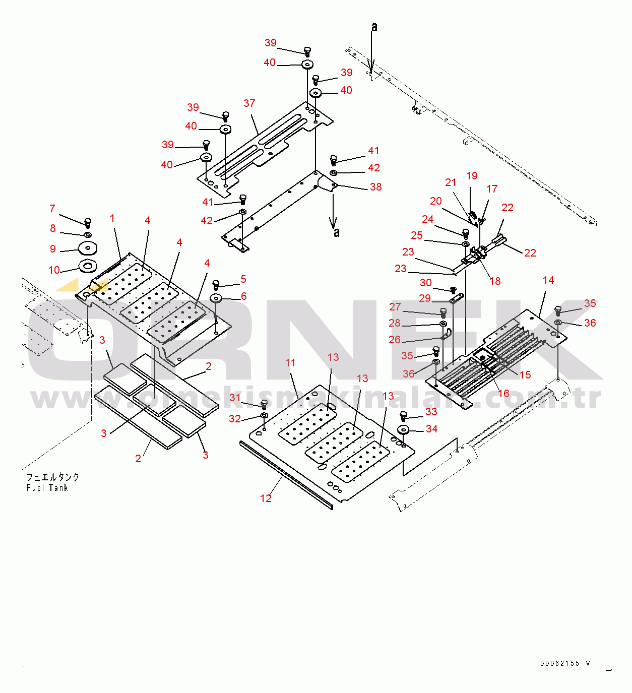 Komatsu PC200LC-8 S/N 350001-UP Machine Cab Cover (#350001-)