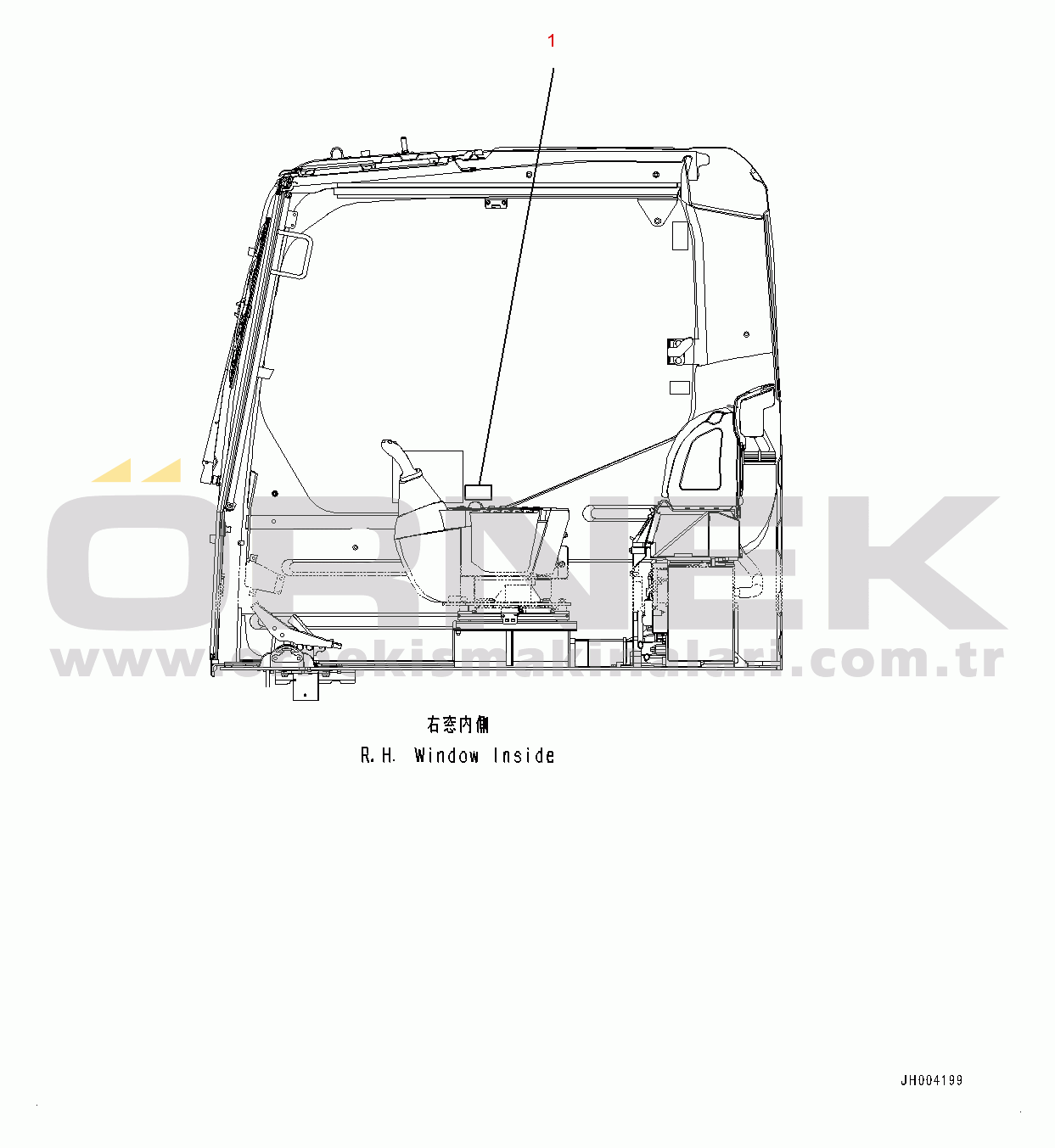 Komatsu PC200LC-8 S/N 350001-UP KOMTRAX Plate (#350001-)