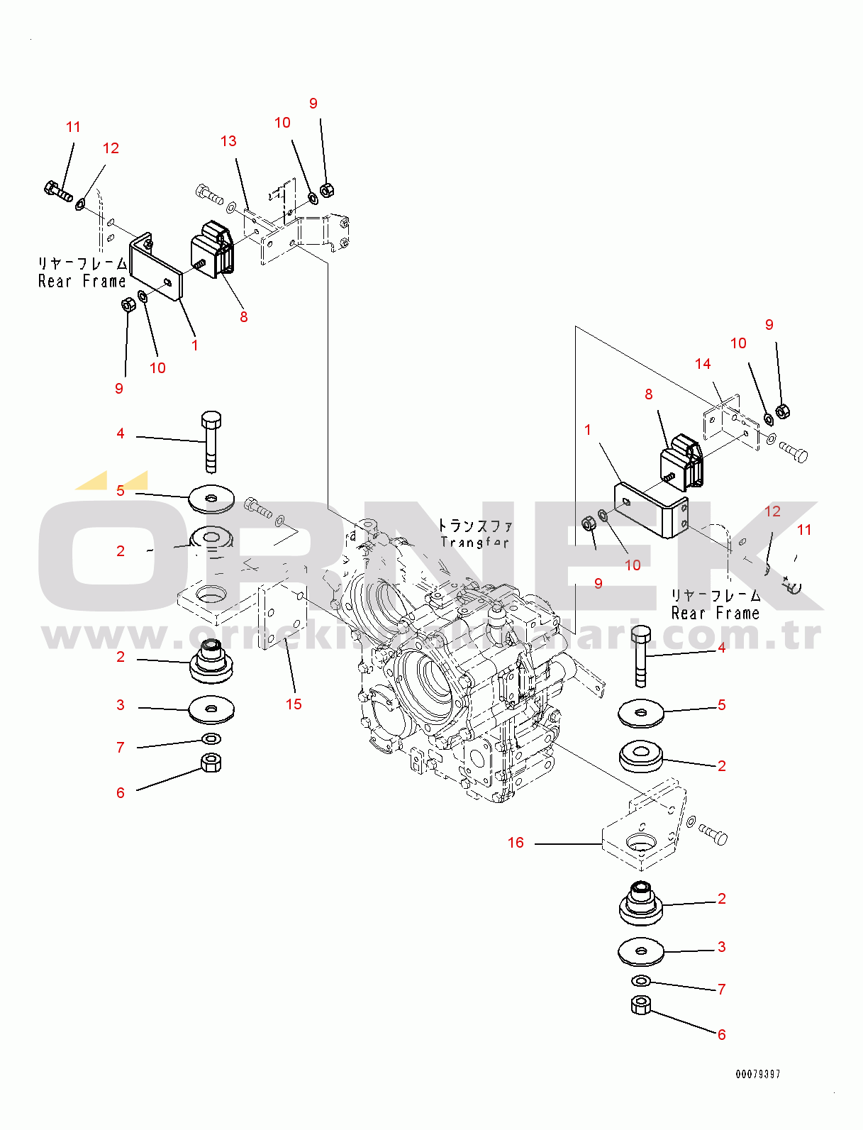 Komatsu WA250PZ-6 S/N 75750-UP (For EU) Control Valve, Sensor (#75750-)