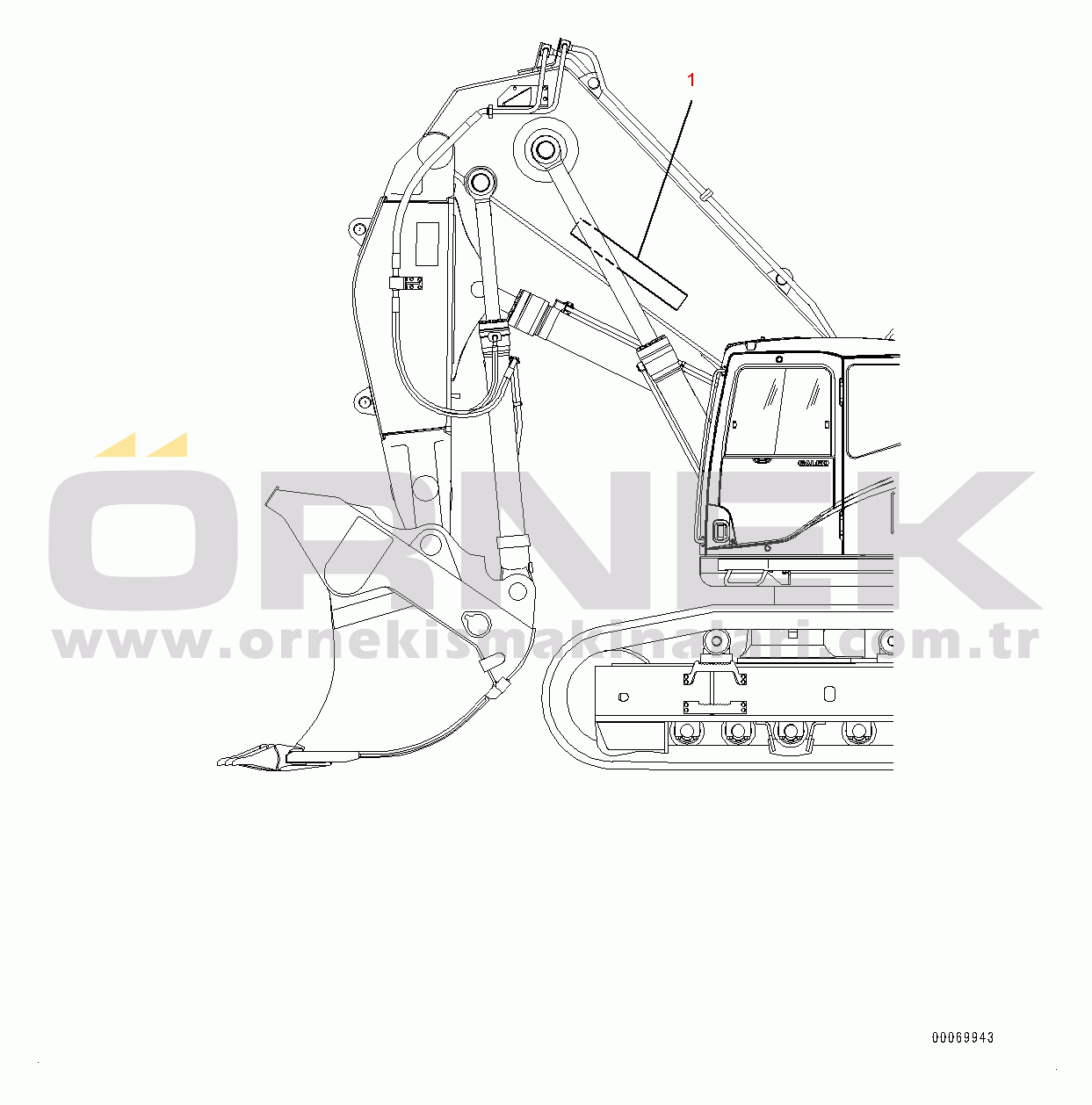Komatsu PC600-8E0 S/N 65001-UP Komatsu Logo (#65001-)
