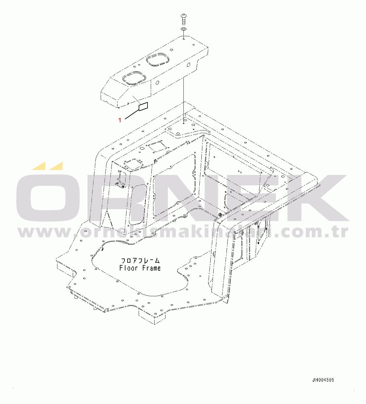 Komatsu D375A-6R S/N 65001-UP KOMTRAX Plate (#65001-)