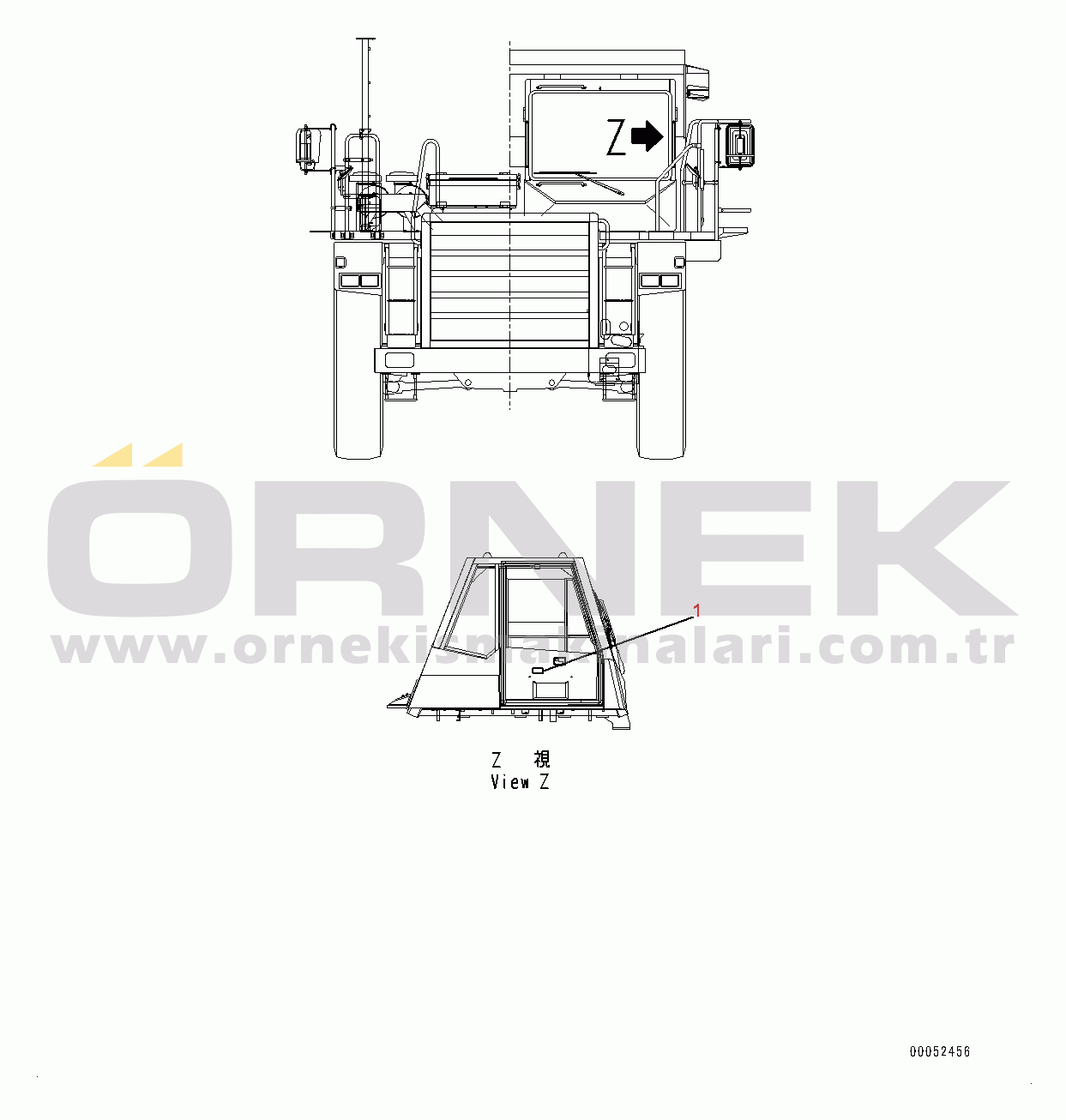 Komatsu HD405-7 S/N 7594-UP Auto Retarder Speed Control (ARSC) Plate (#7590-)