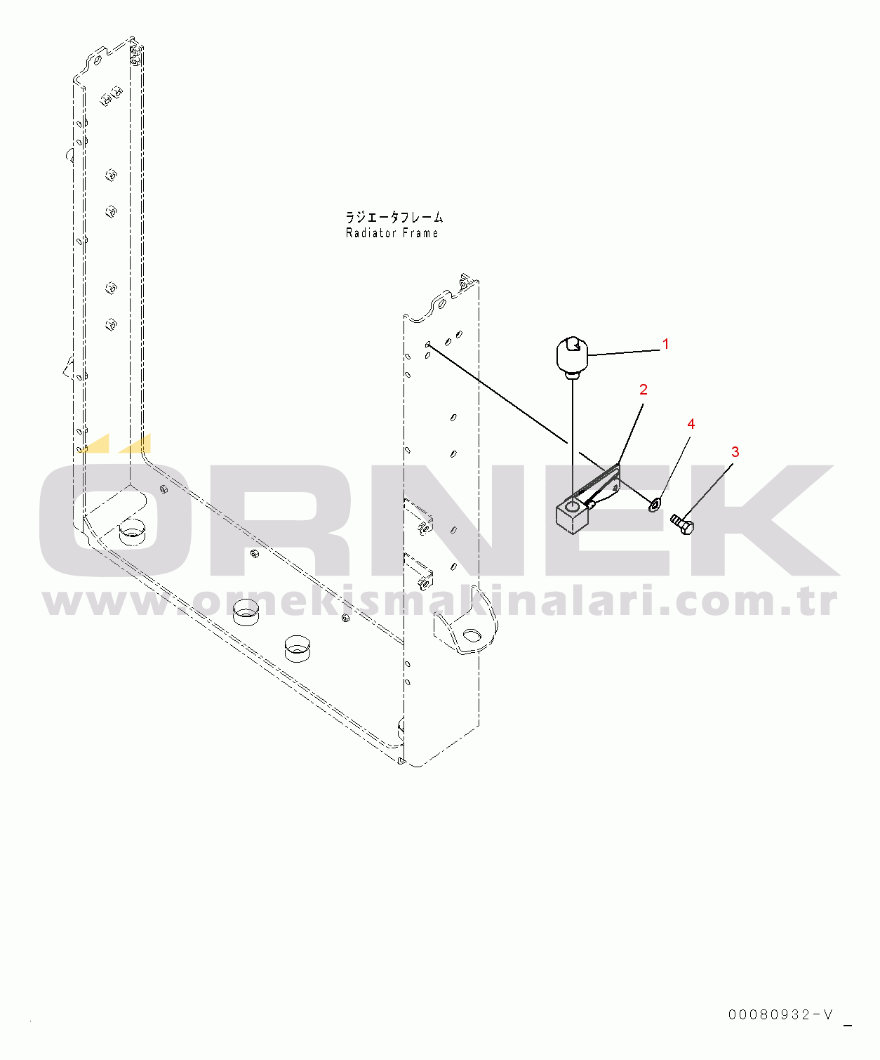 Komatsu WA480-6 S/N 90216-UP (For EU) Radiator, Breather, Fuel Tank (#90216-)