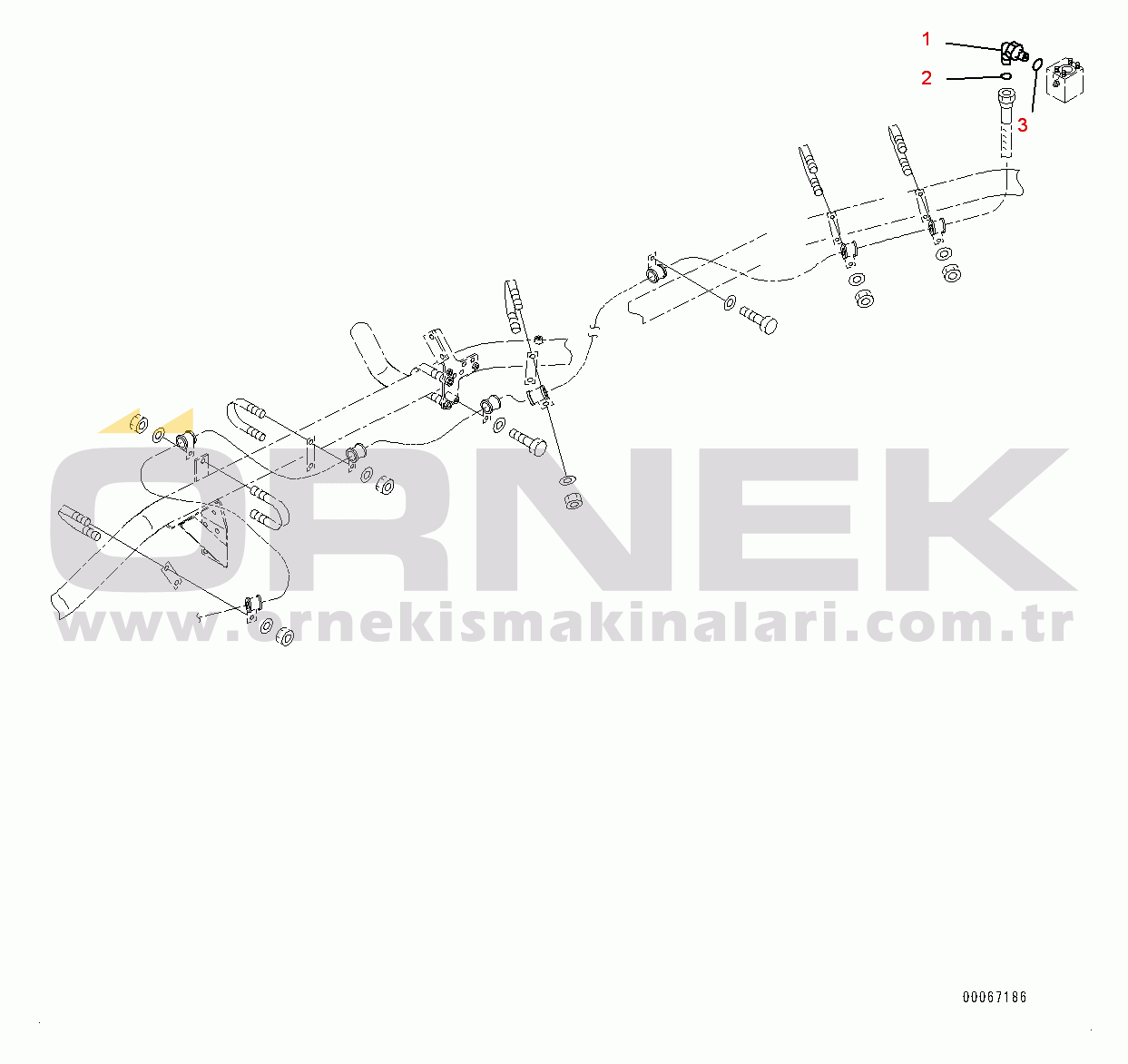 Komatsu HD465-7E0 S/N 10732-UP Hydraulic Tank, Related Parts (6/7) (#10732-)