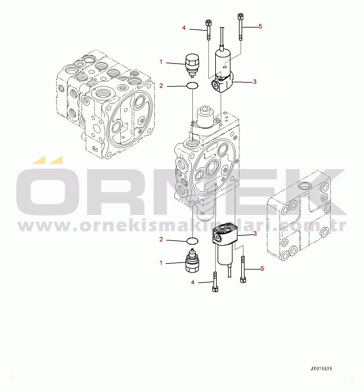 Komatsu D65PX-17 S/N 1001-UP Fender, Control Valve, 3-spool (9/10) (#1001-)