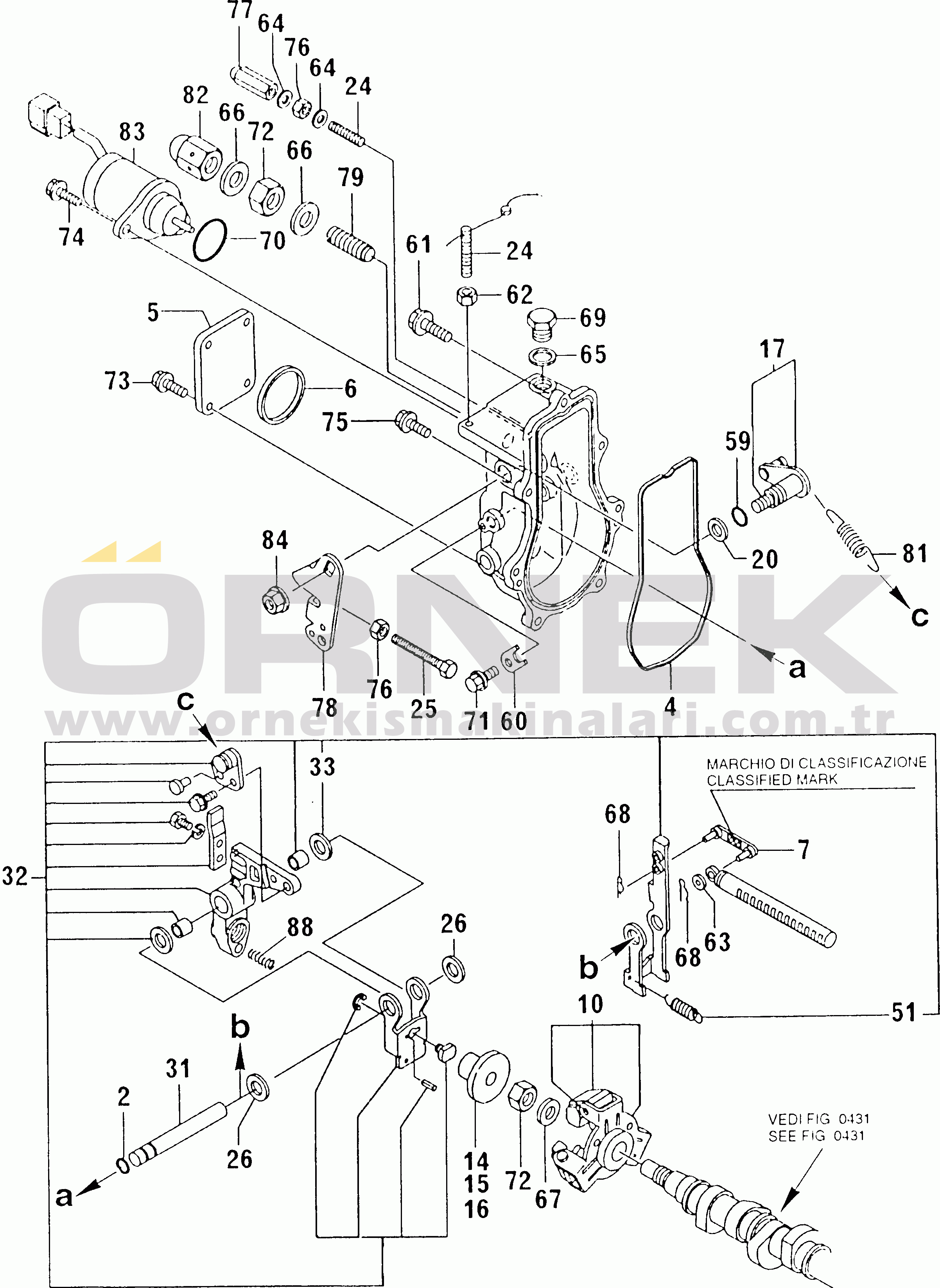Komatsu 4D88E-E1FD S/N 17583-UP GOVERNOR