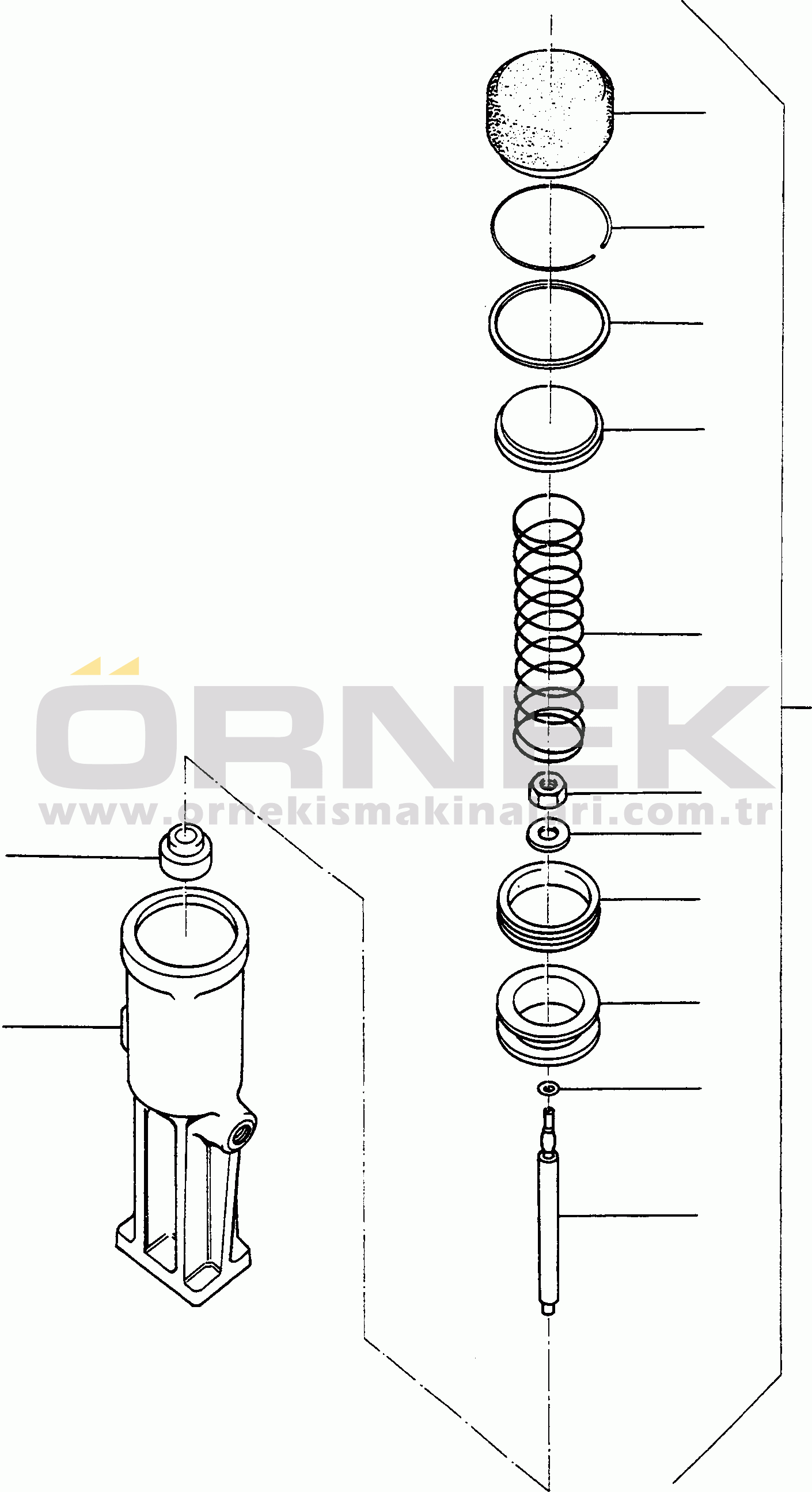 Komatsu 66C/D S/N 371510001 - UP BY-PASS VALVE