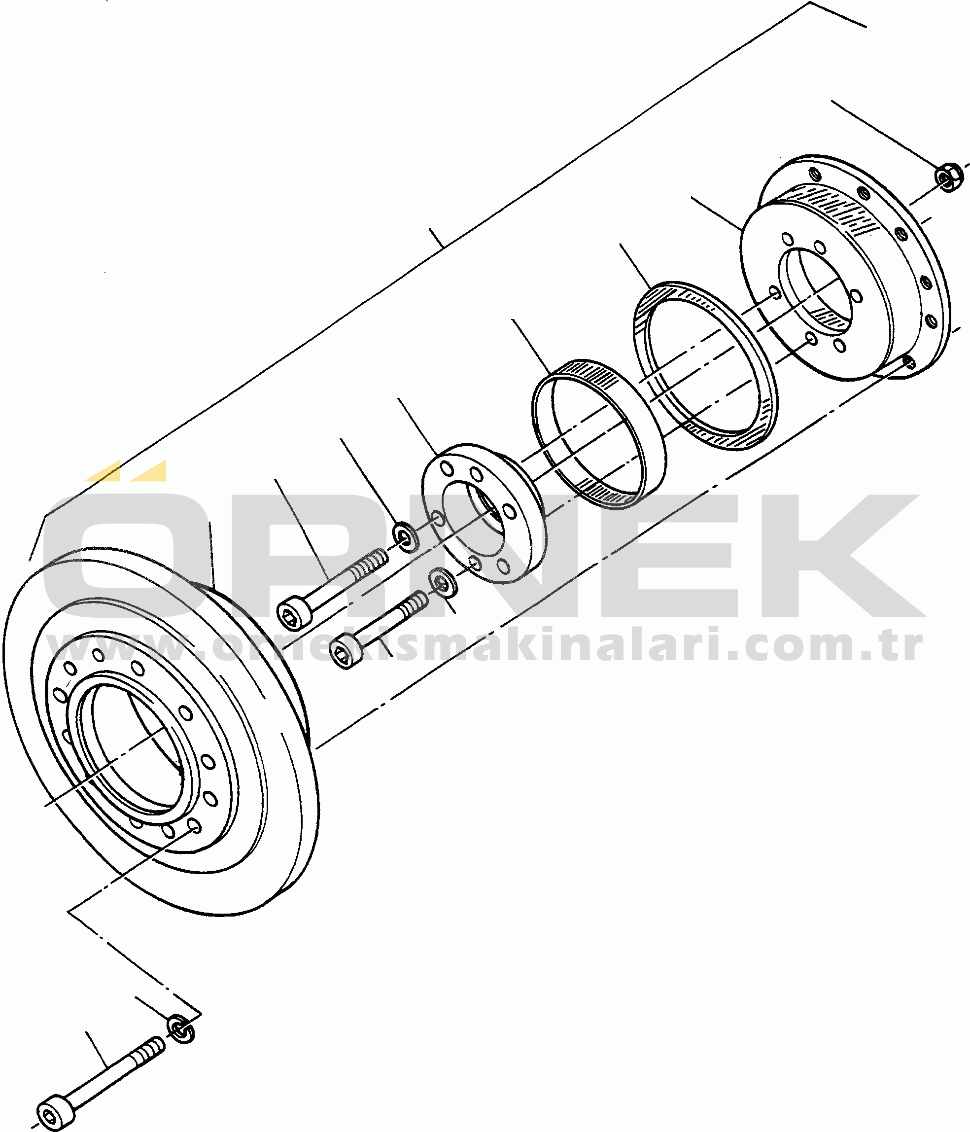 Komatsu 66C/D S/N 371510001 - UP CLUTCH