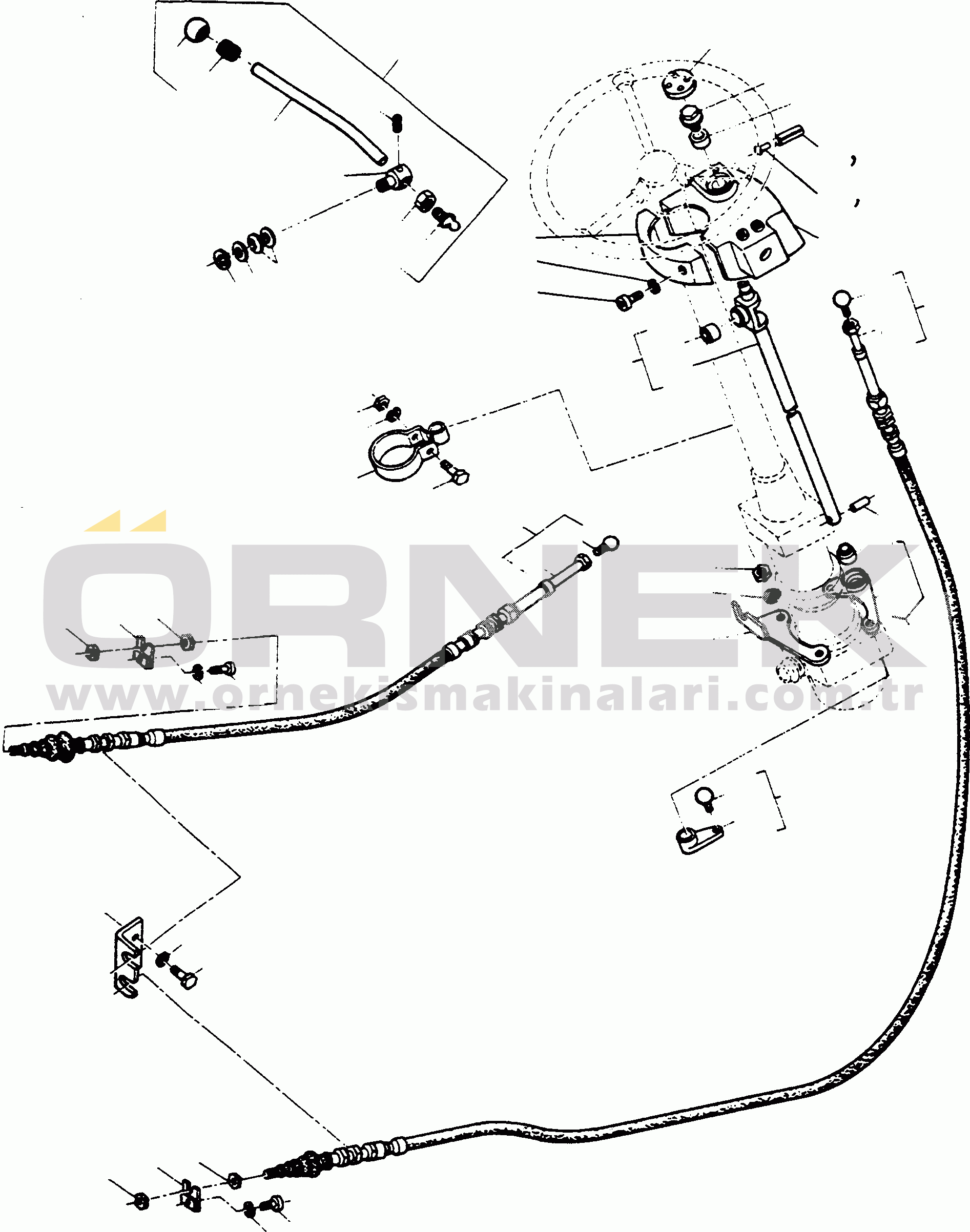 Komatsu 66C/D S/N 371510001 - UP GEAR BOX CONTROL