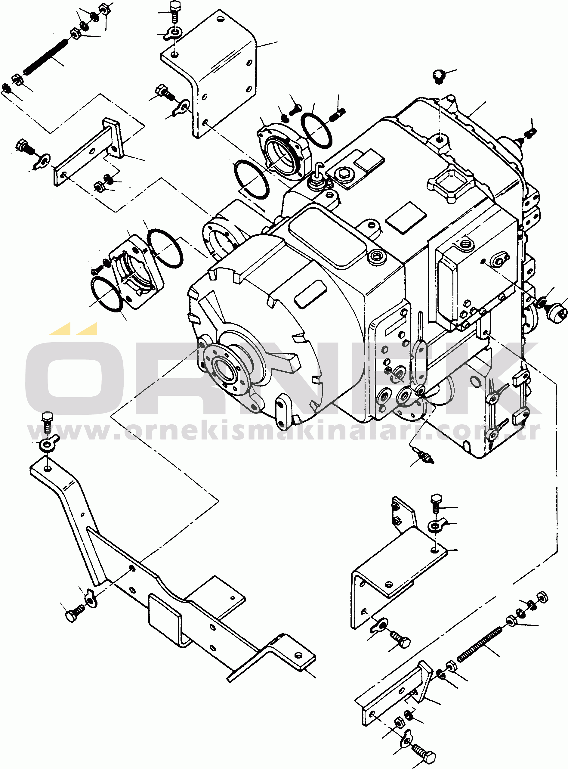 Komatsu 66C/D S/N 371510001 - UP POWERSHIFT TRANSMISSION