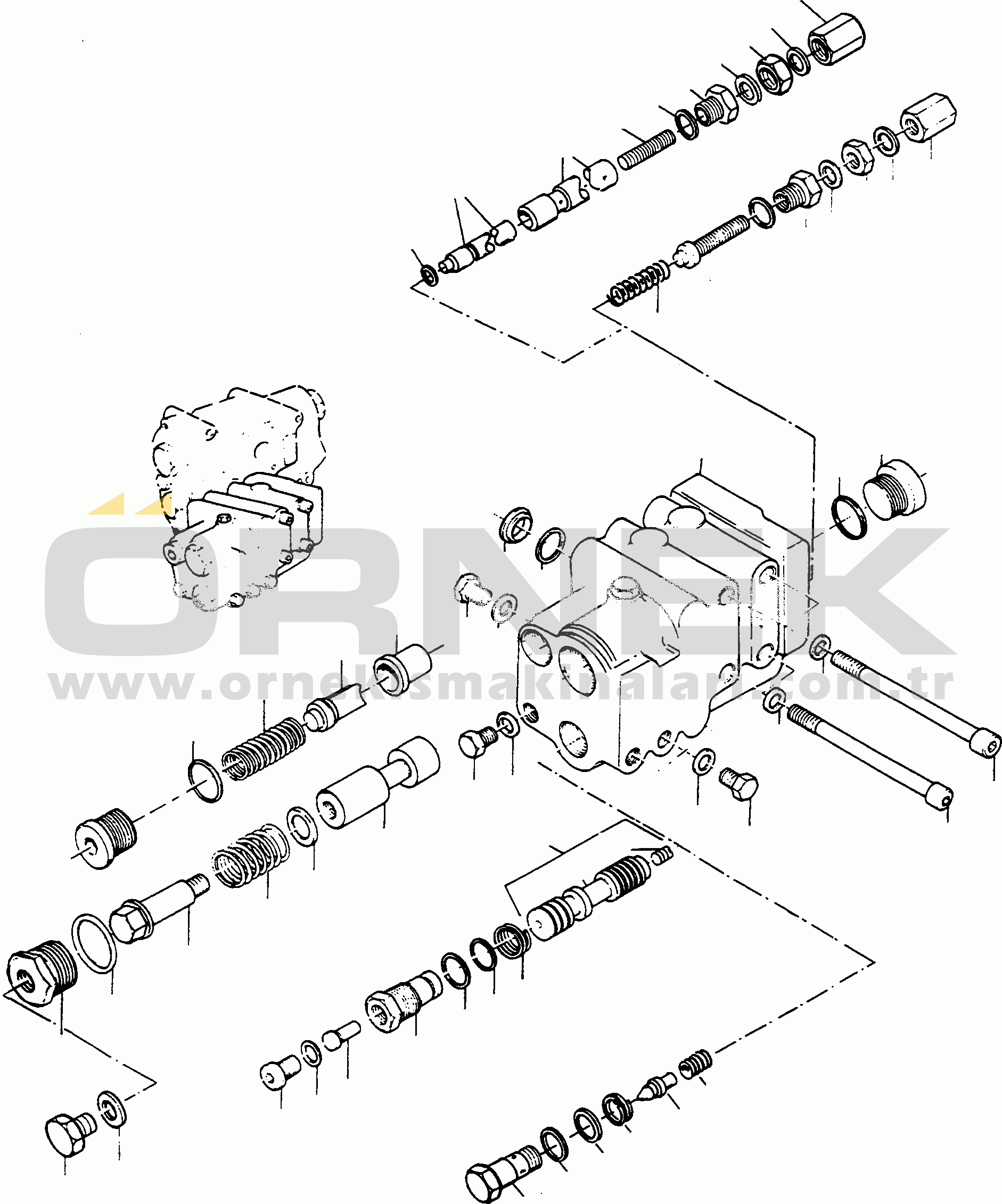 Komatsu 66C/D S/N 371510001 - UP DOUBLE CONTROL VALVE