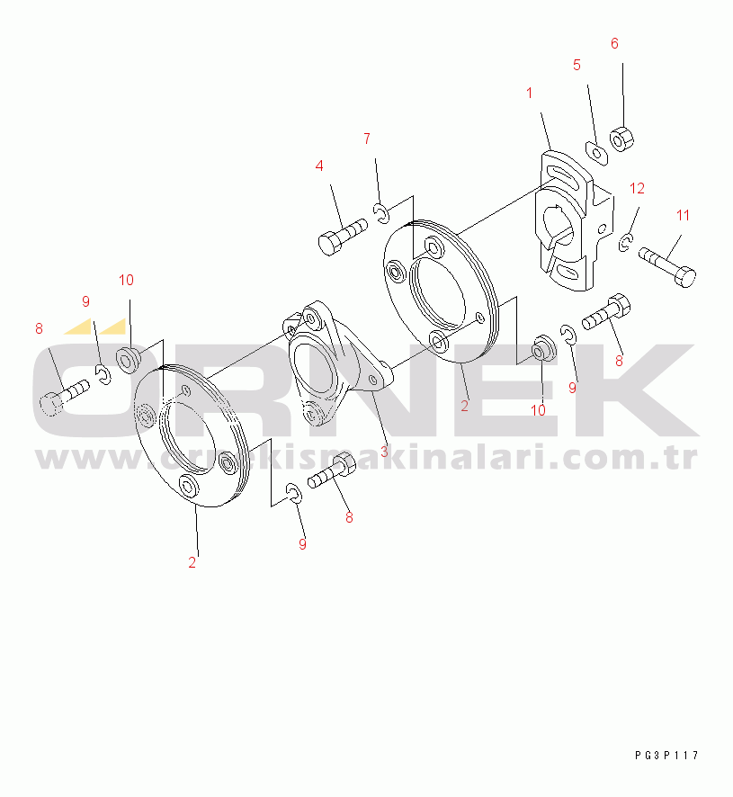 Komatsu 6D105-1N S/N 15149-UP FUEL INJECTION PUMP (COUPLING)(#15149-49999)