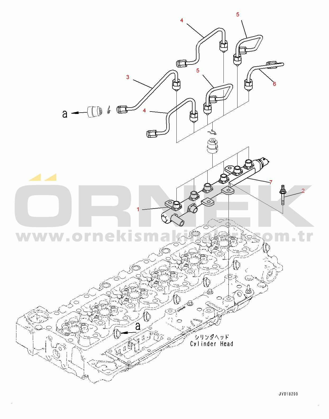Komatsu SAA6D107E-2 S/N 26600164-UP (For PC210LC-10) Parts Performance, Common Rail