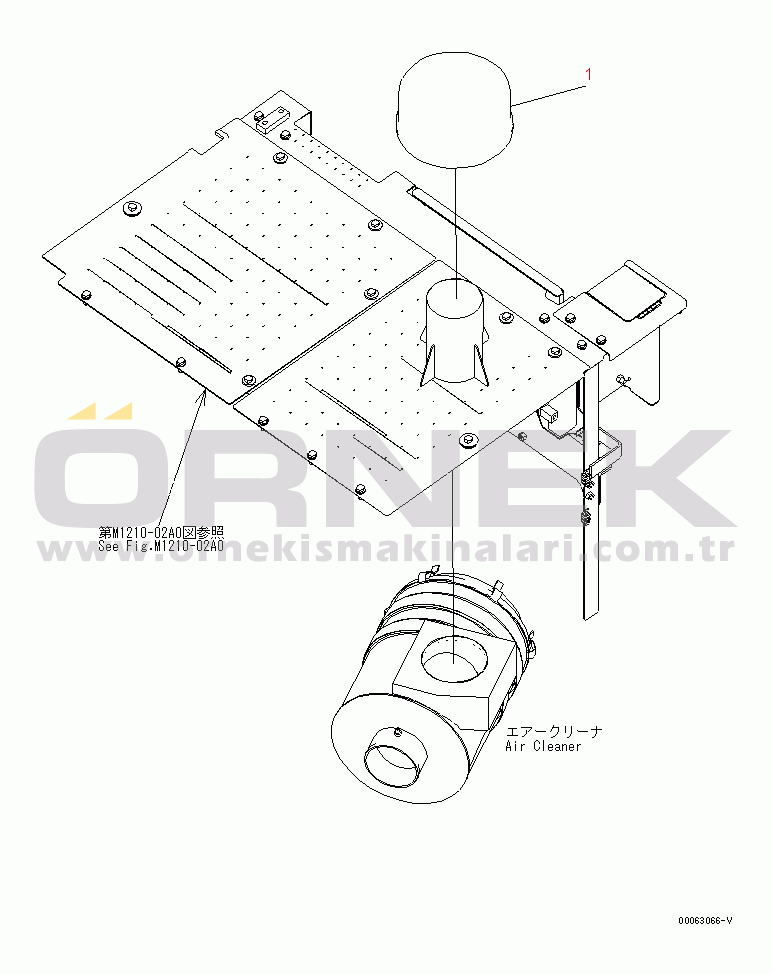 Komatsu BR580JG-1 S/N 1001-UP PRE CLEANER