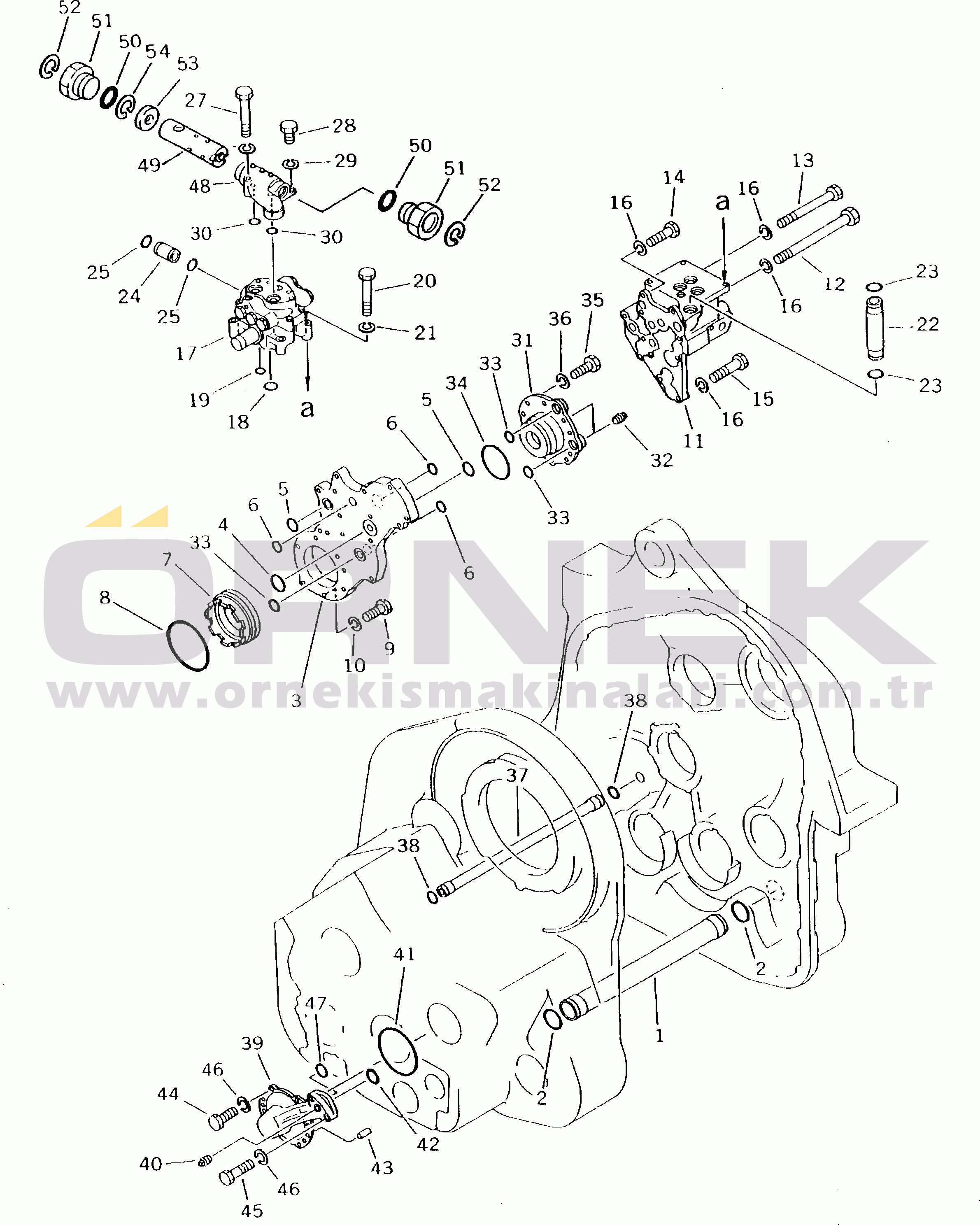 Komatsu D155C-1P-ZZ S/N 15686-UP WINCH