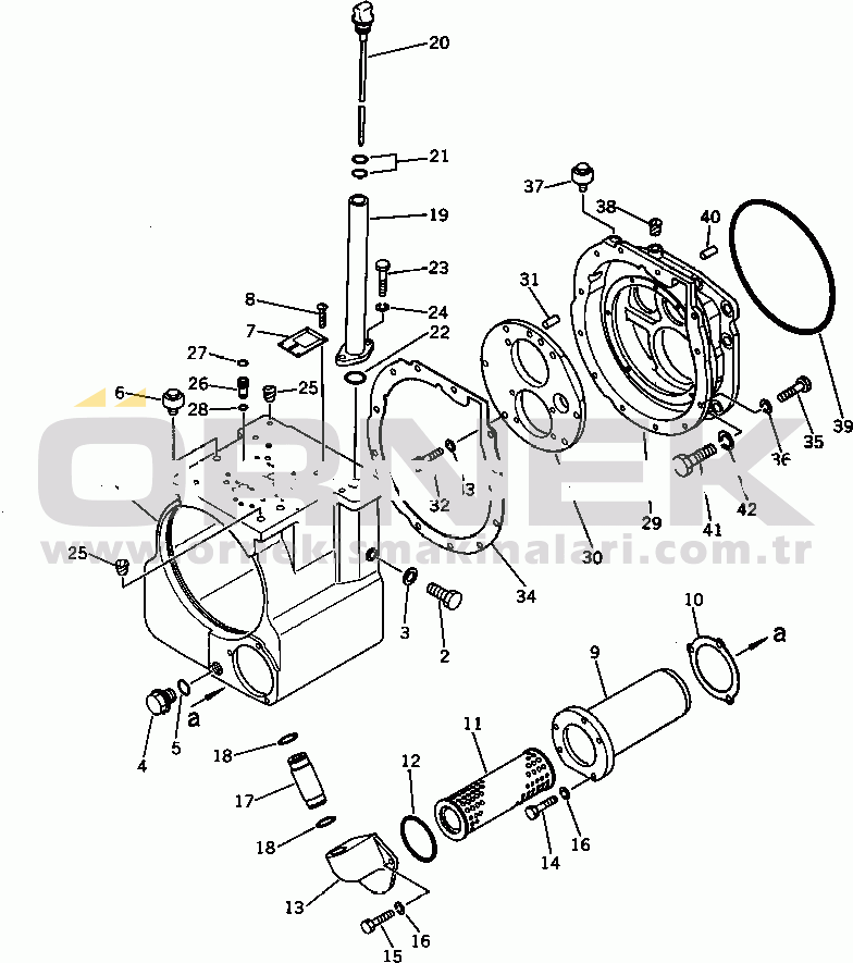 Komatsu D31E-17 S/N 32001-UP TRANSMISSION CASE