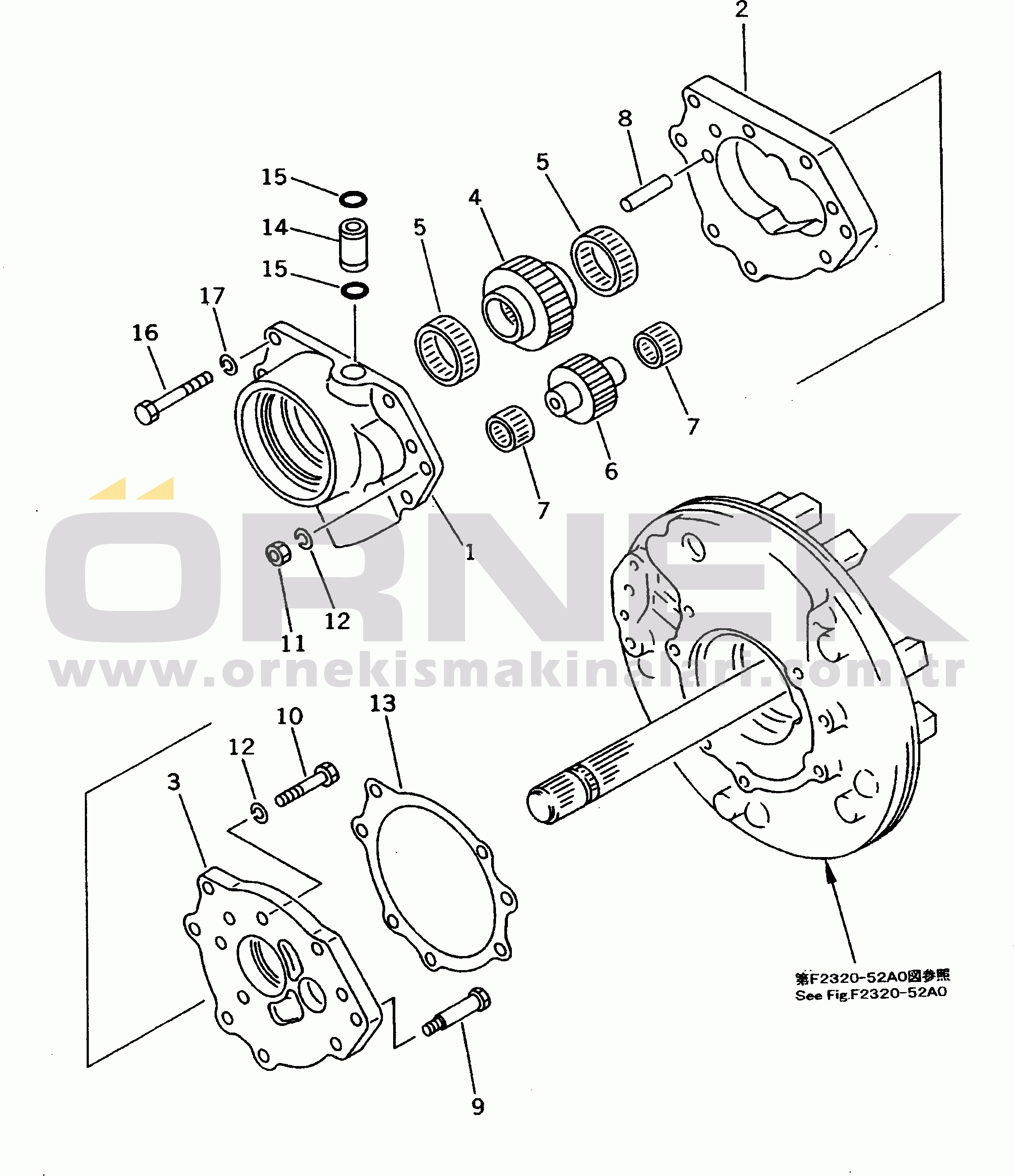 Komatsu D31S-20 S/N 41001-UP TRANSMISSION (PUMP) (7/7)