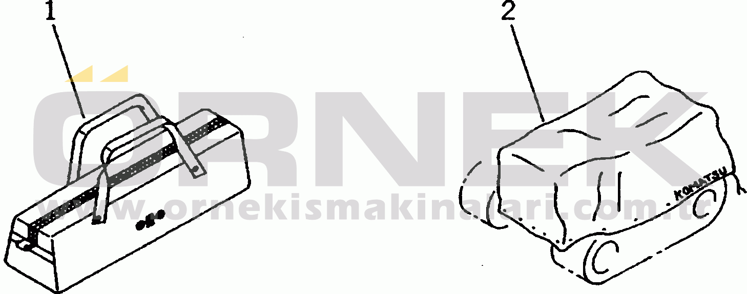 Komatsu D31S-20 S/N 41001-UP ACCESSORY PARTS