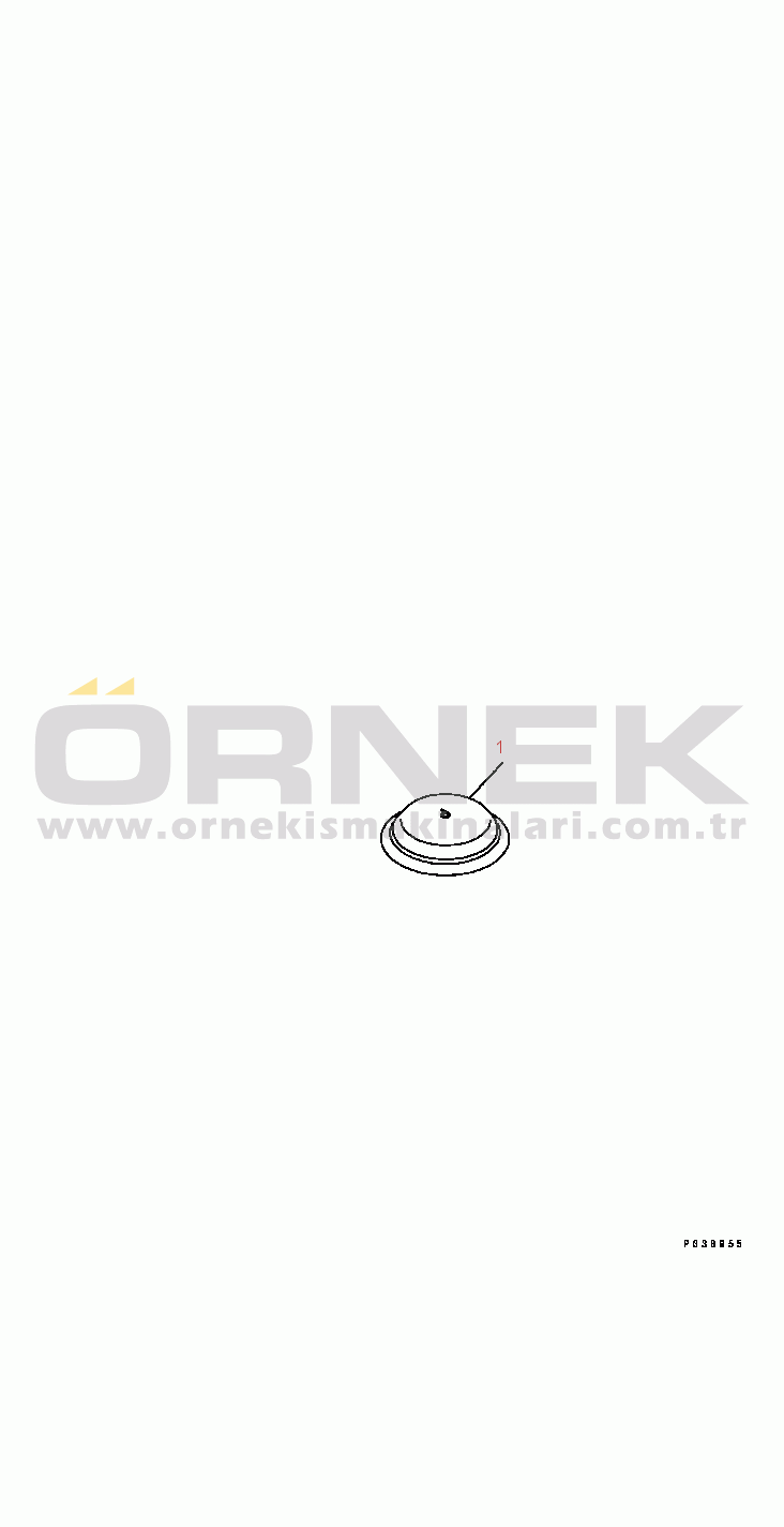 Komatsu D41E-6 S/N B40001-UP AIR CLEANER CAP