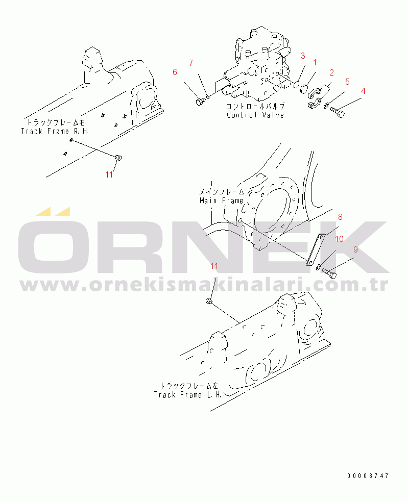 Komatsu D65PX-15E0 S/N 69001-UP (ecot3) ANGLE PLUG