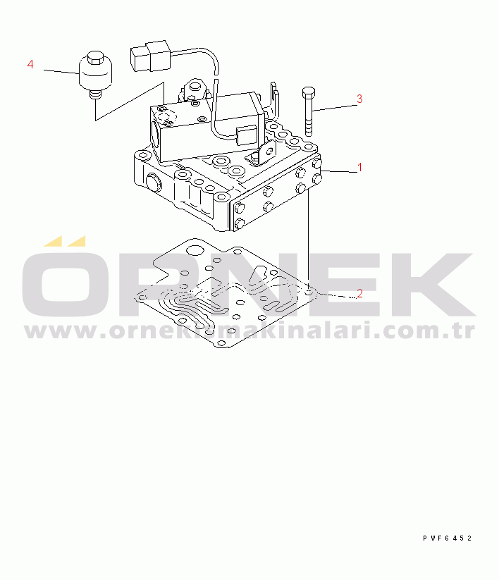 Komatsu FD20N/25N-15 S/N 570001-UP TORQUE FLOW DRIVE TRANSMISSION (4/6)
