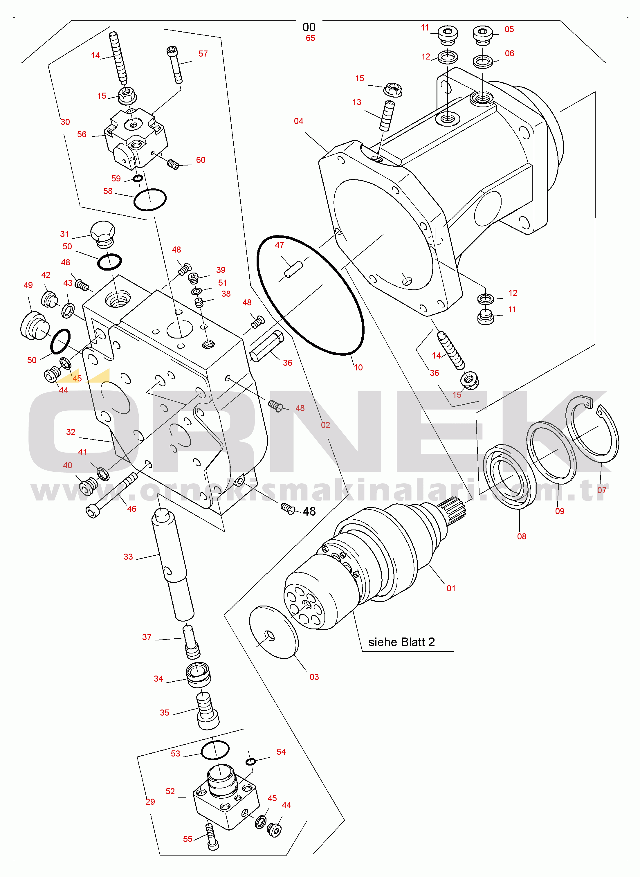 Komatsu PC8000-6E S/N 12074 Variable Displacement Pump