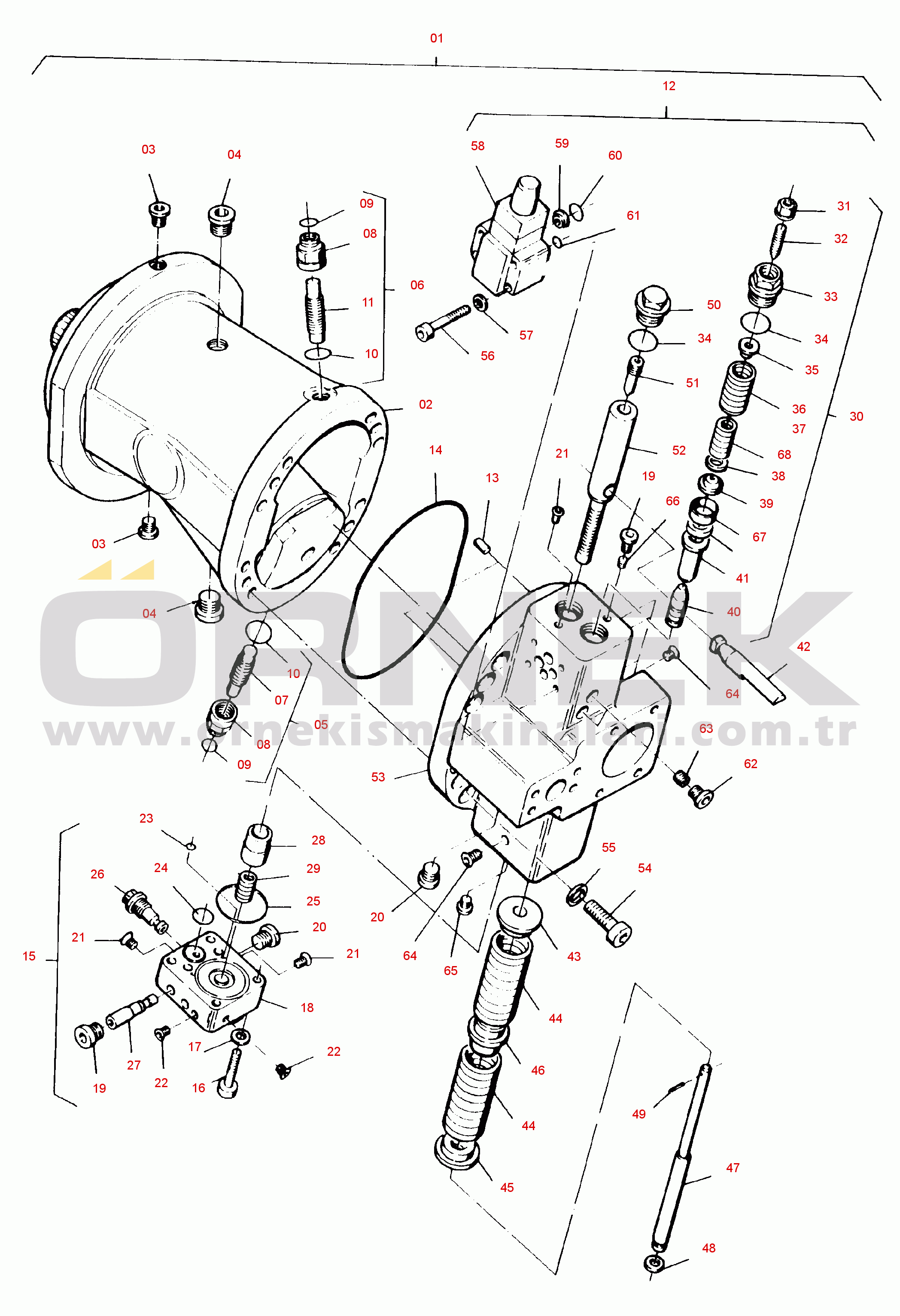 Komatsu PC 1400-1A 61 070 29.01.2001 Hydraulic Pump