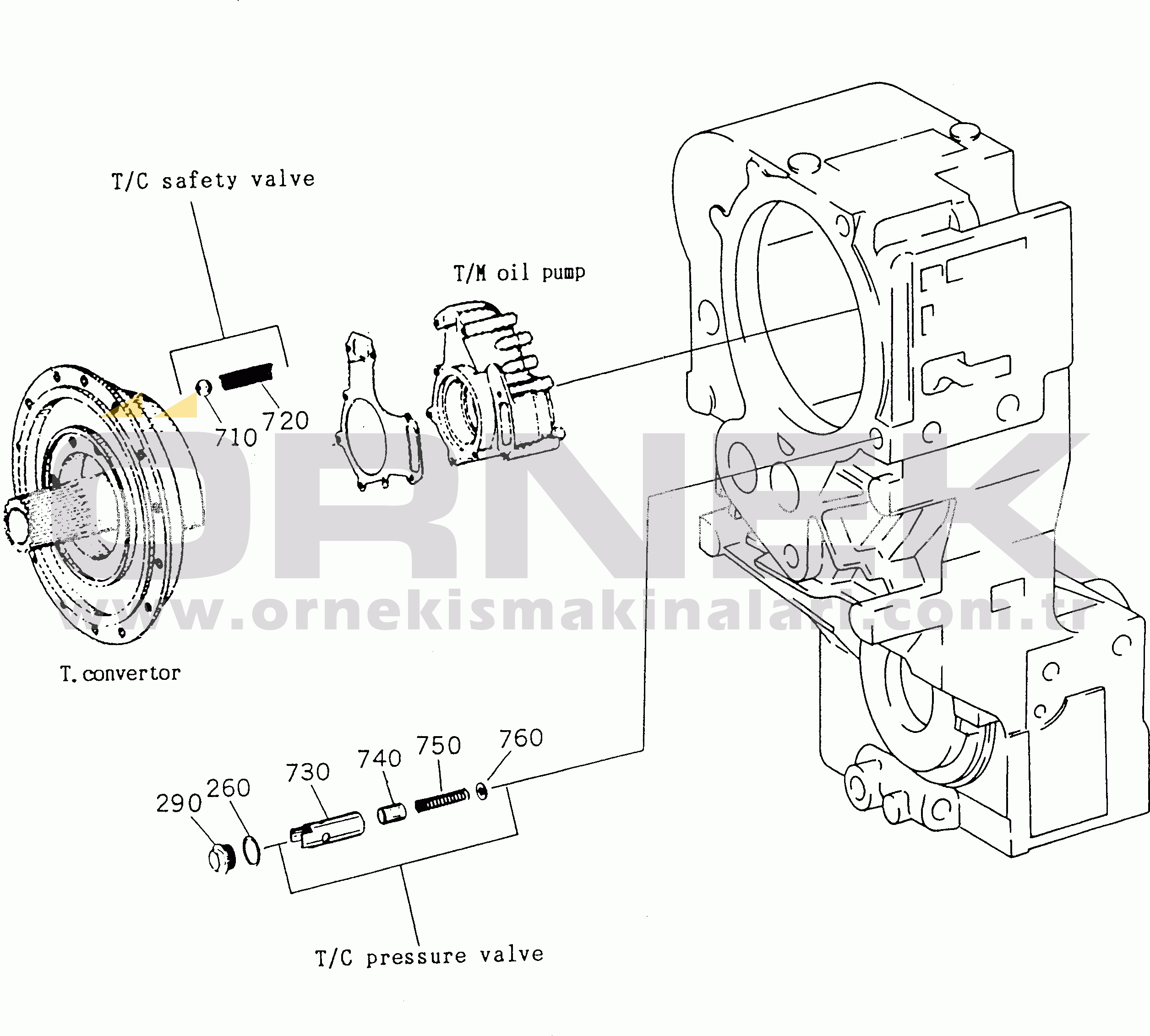 Komatsu HA250-1 S/N 60636-UP PRESSURE REGULATOR VALVE (T/M NO.4644 026 201)(#60636-61999)
