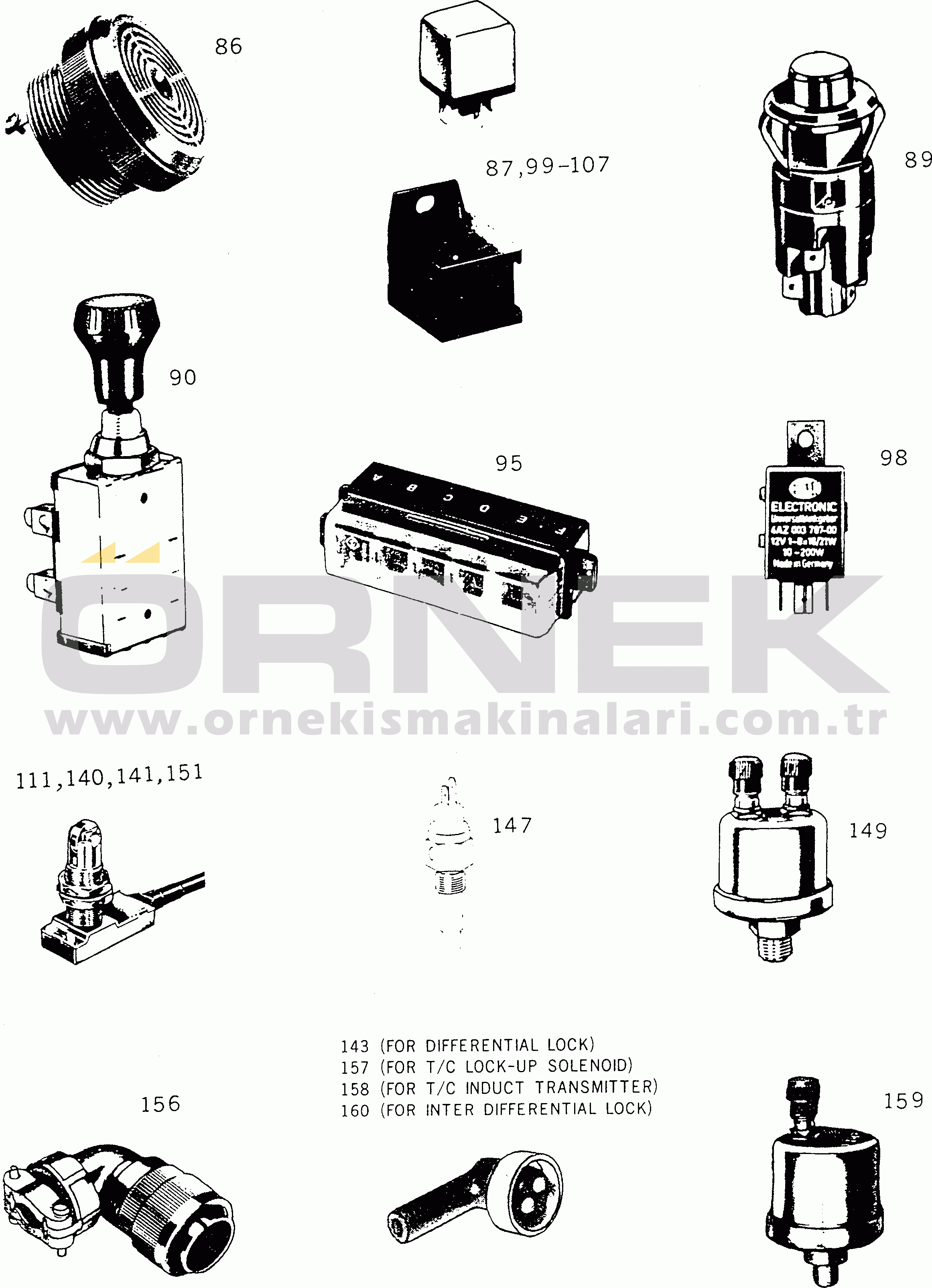 Komatsu HA270-1 S/N 65226-UP ELECTRICAL COMPONENTS (2/4)(#65226-65830)