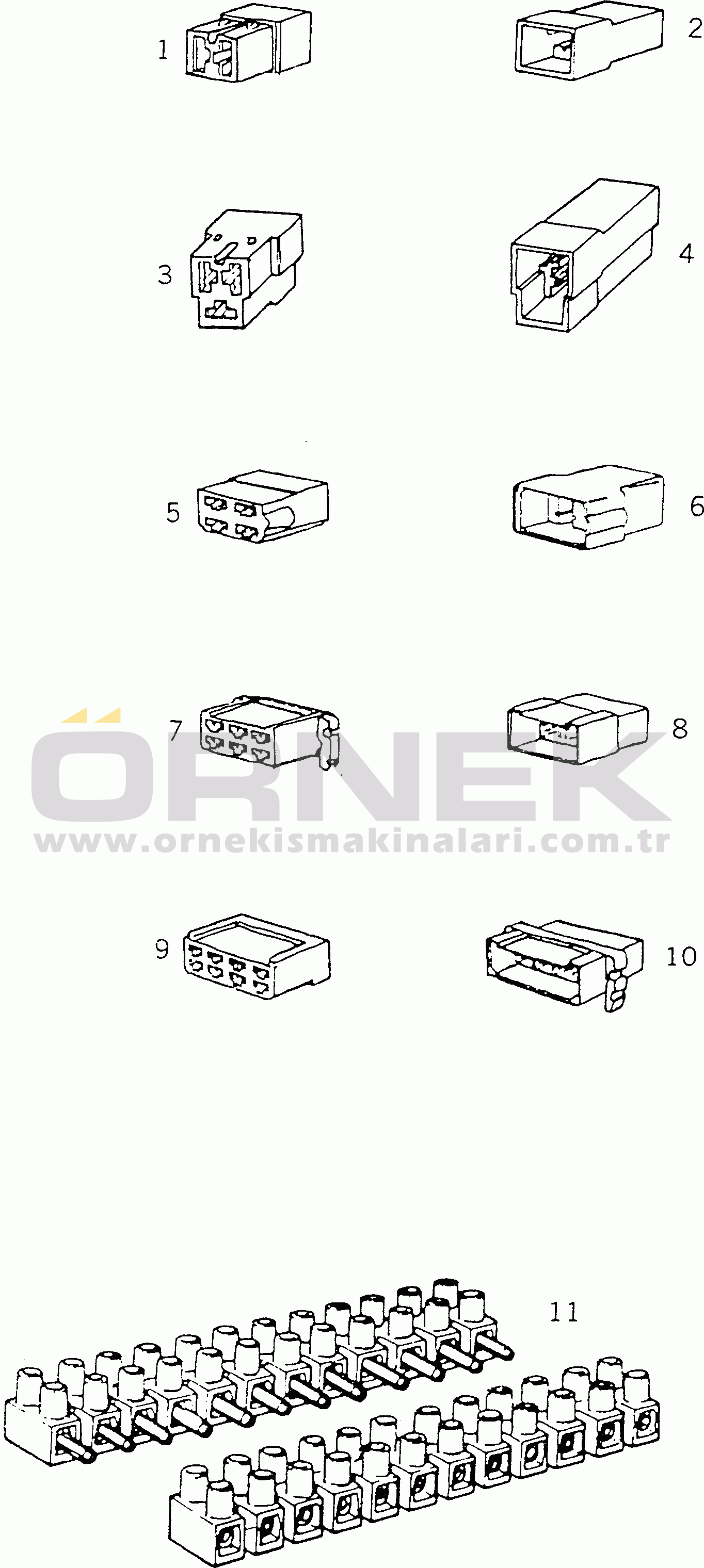 Komatsu HA270-1 S/N 65226-UP ELECTRICAL COMPONENTS (3/4)(#65226-65830)