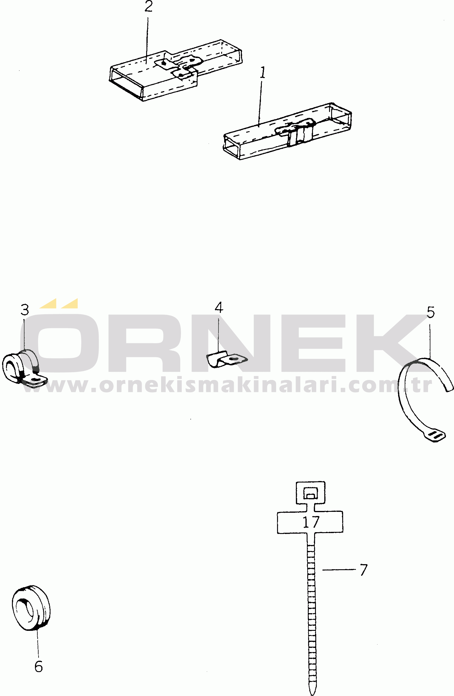 Komatsu HA270-1 S/N 65226-UP ELECTRICAL COMPONENTS (4/4)(#65226-65830)
