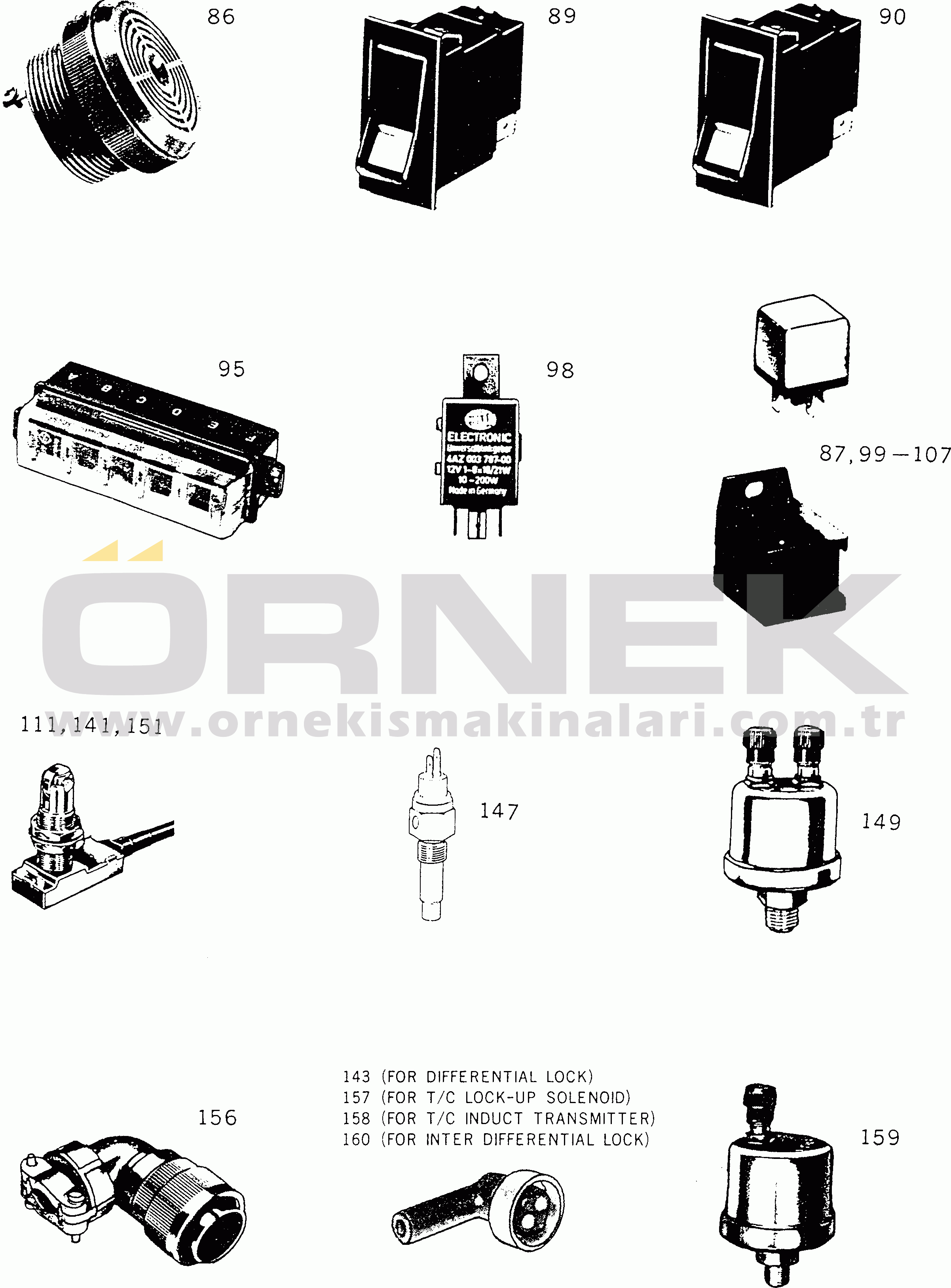Komatsu HA270-1 S/N 65226-UP ELECTRICAL COMPONENTS (2/4)(#65831-66999)