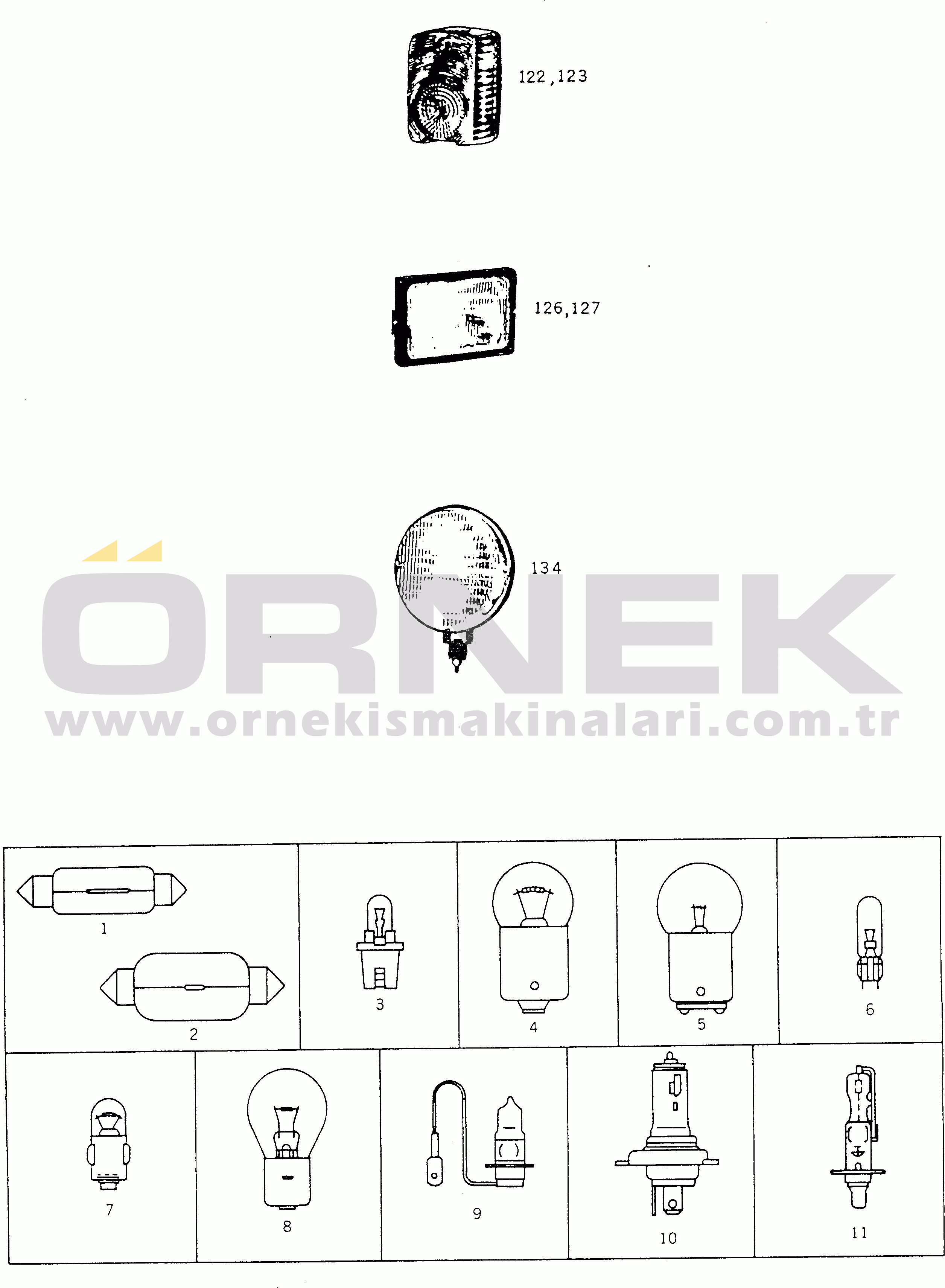 Komatsu HA270-1 S/N 65226-UP LIGHT UNIT (2/2)(#311001-)