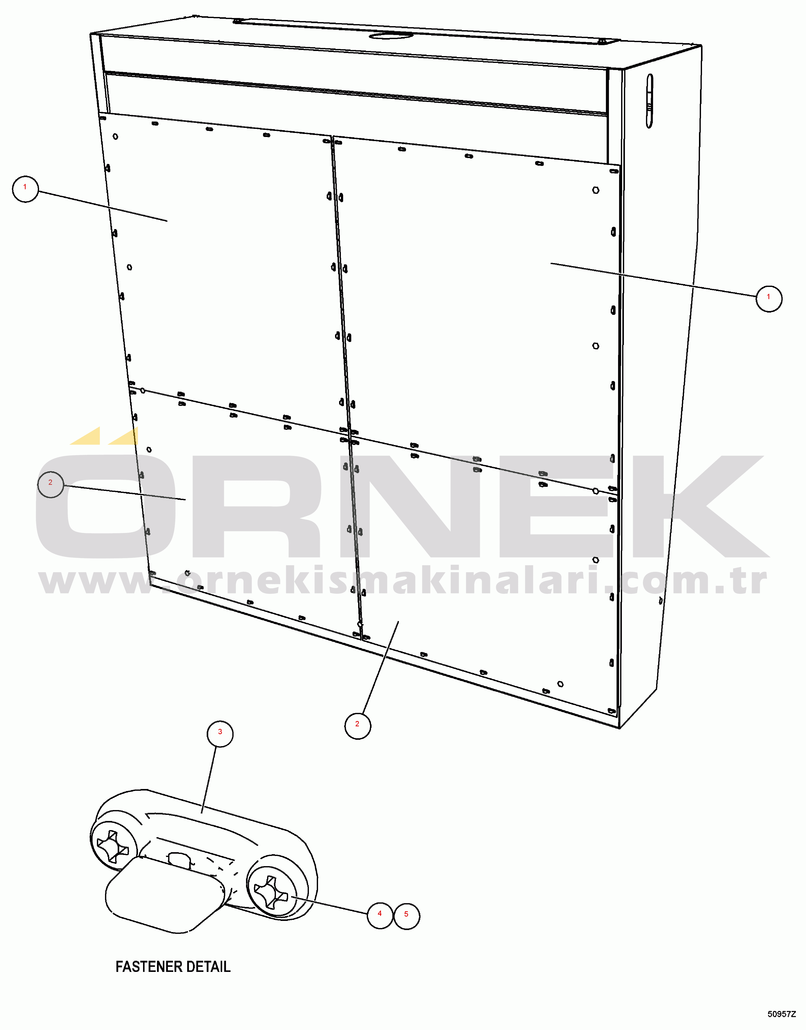 Komatsu HD1500-7 S/N 80001-80137 GRILLE CURTAINS (-40ЯC SPEC.)(#80001-)