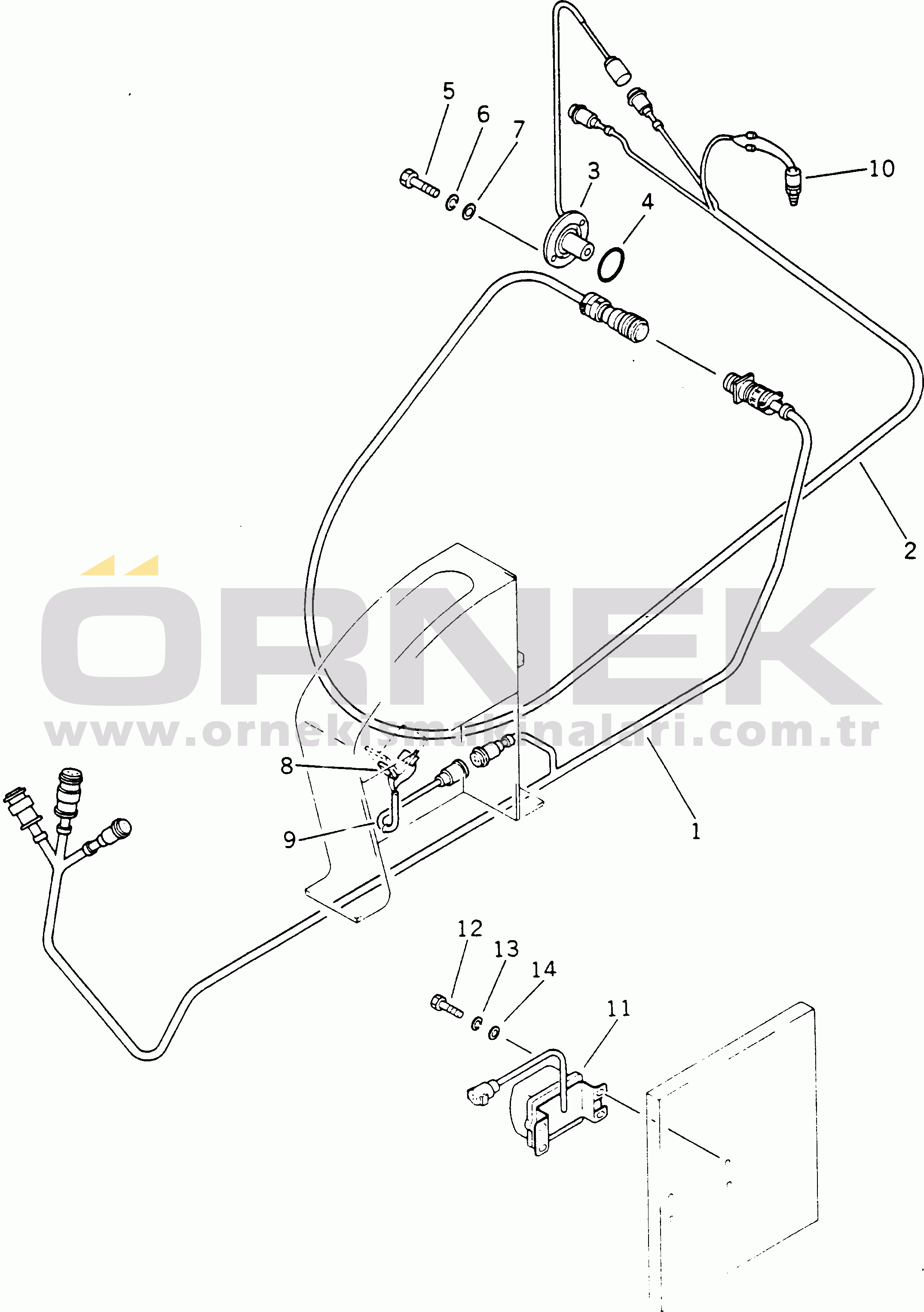 Komatsu HD325-3 S/N 1501-UP MANUAL CONTROL SYSTEM (3/3) (EXCEPT JAPAN)