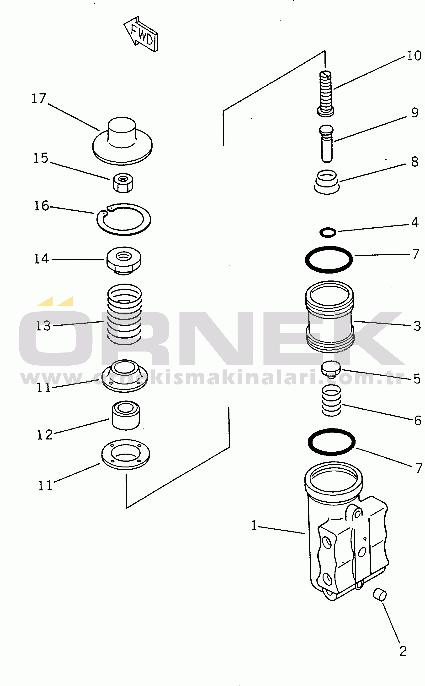 Komatsu HD465-3 S/N 2001-UP AIR GOVERNOR