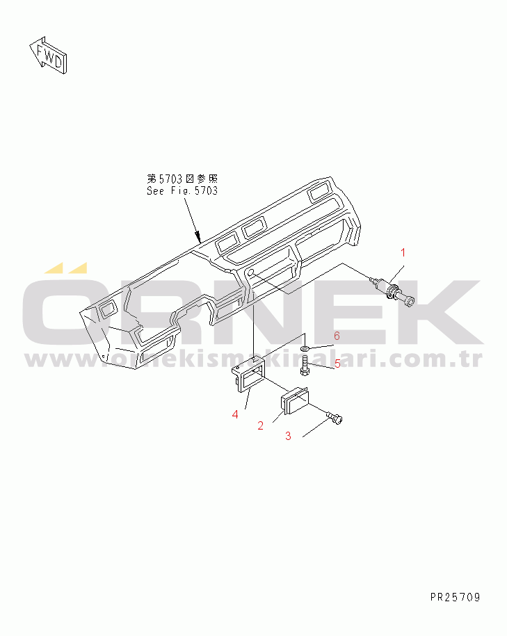 Komatsu HD465-5 S/N 4001-UP CAB INTERIOR (CIGAR LIGHTER AND ASHTRAY)(#4626-)